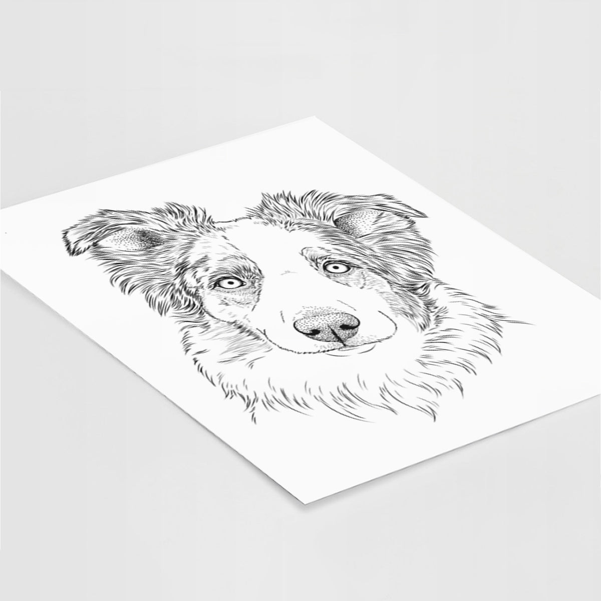 HoneyBee the Miniature Australian Shepherd Art Print