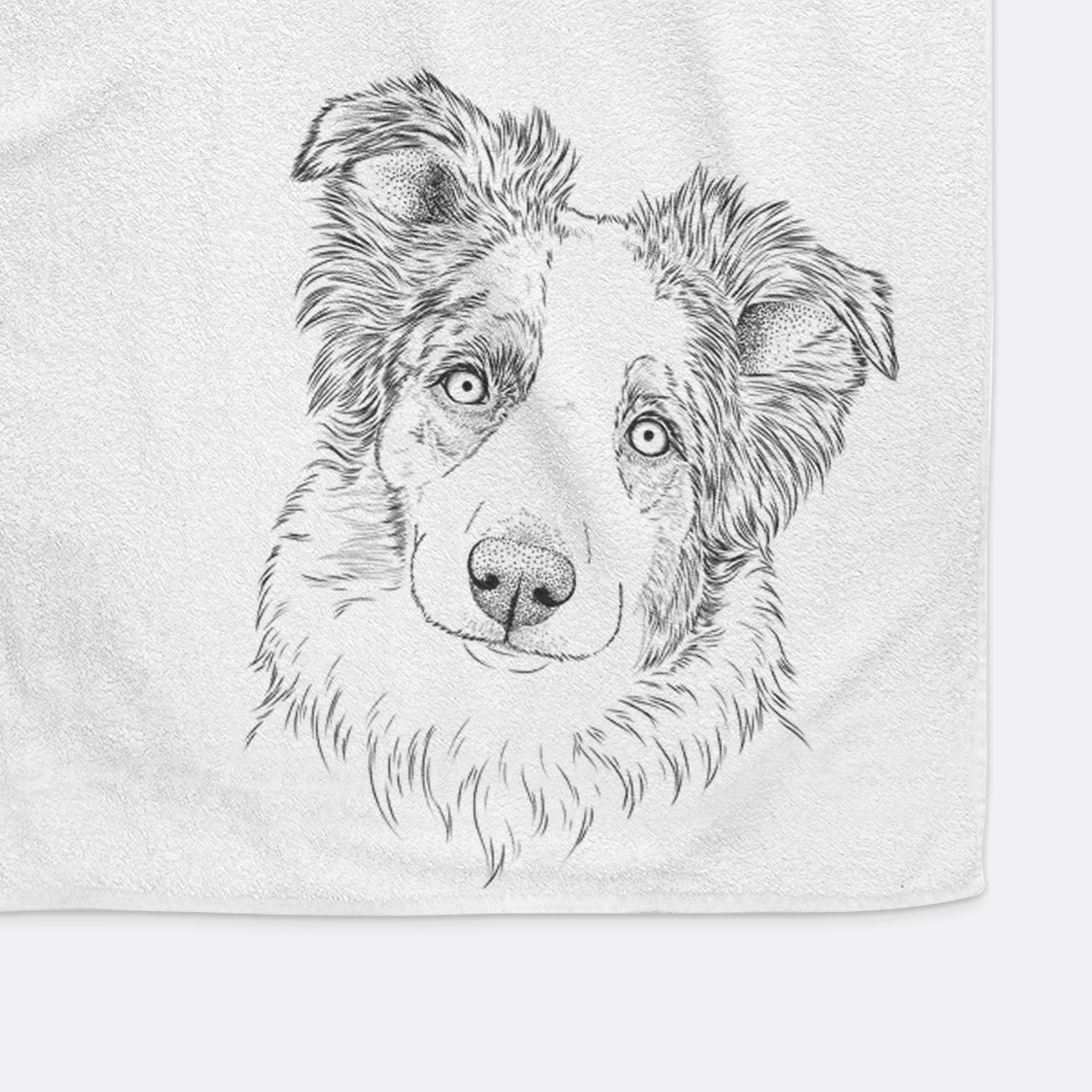 HoneyBee the Miniature Australian Shepherd Decorative Hand Towel