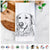 Hopper the Golden Retriever Tea Towel