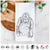 Horace the Male Orangutan Tea Towel