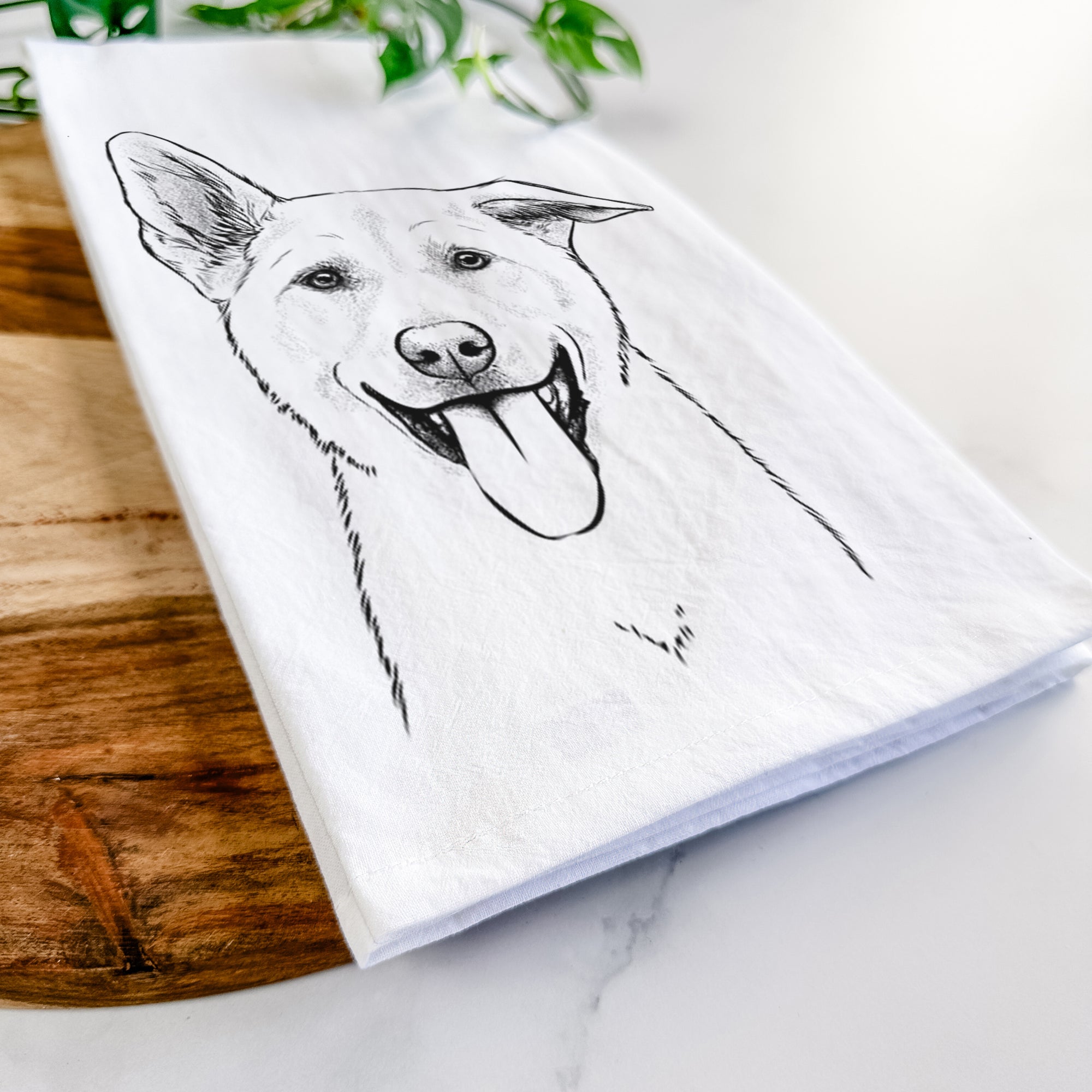 Hoya the Korean Jindo Tea Towel