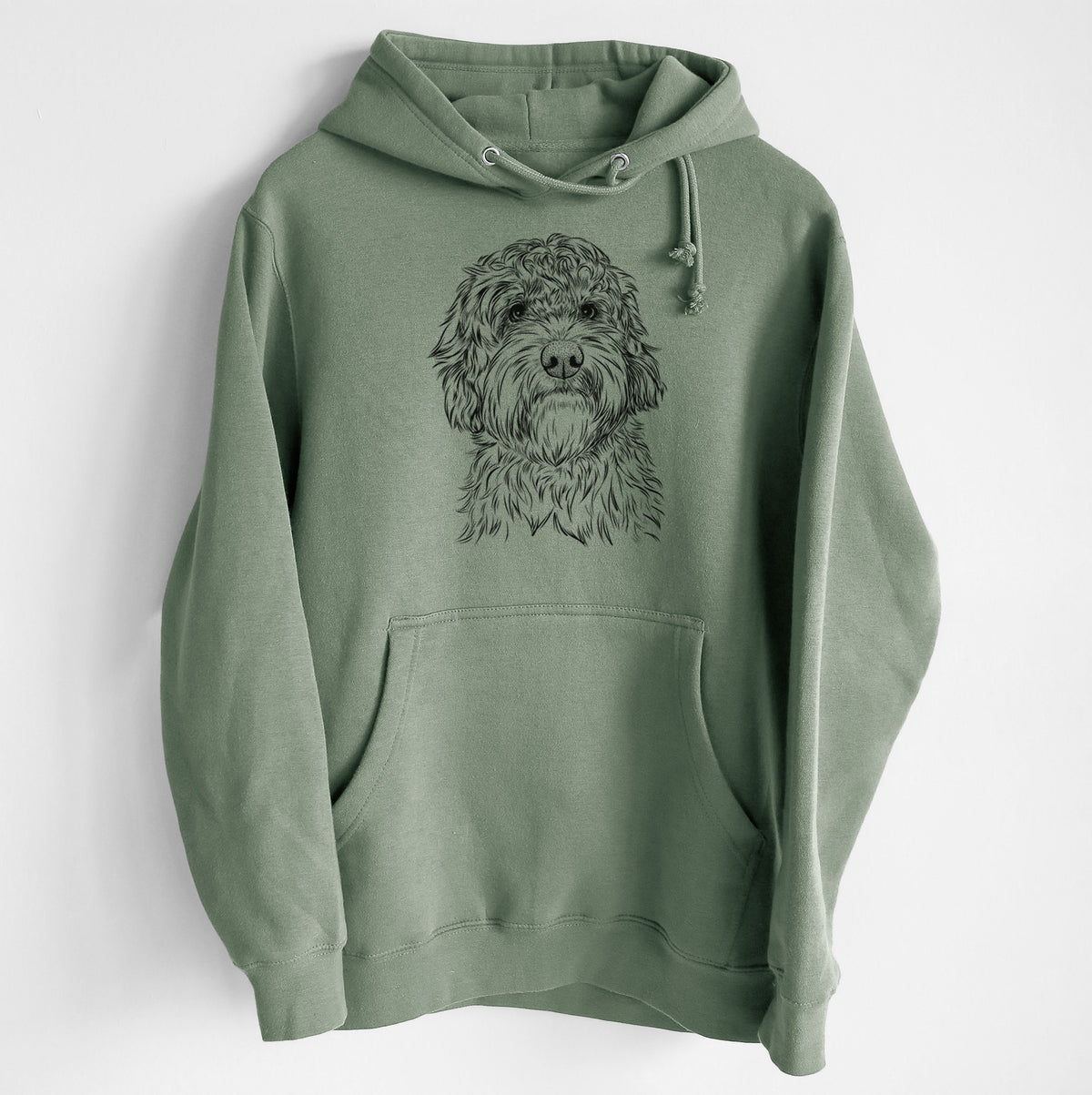 Huckleberry the Australian Labradoodle- Heavyweight Fleece Hoodie