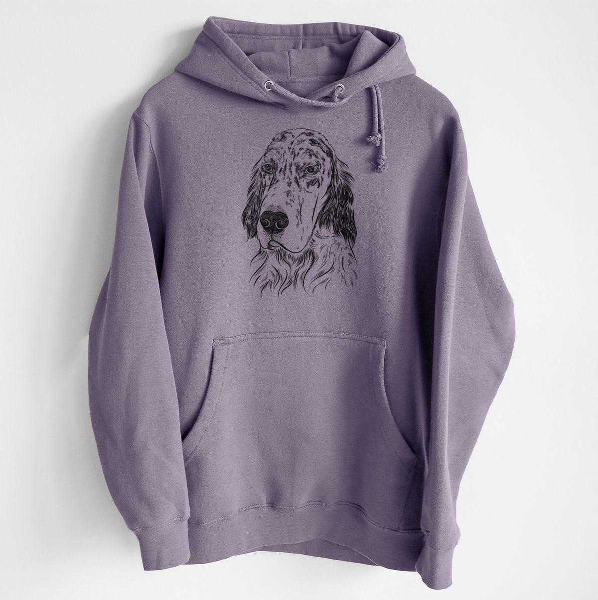 Hutch the English Setter- Heavyweight Fleece Hoodie