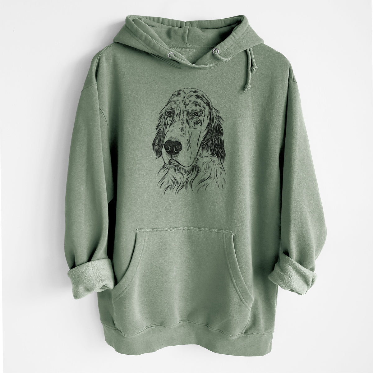 Hutch the English Setter- Heavyweight Fleece Hoodie