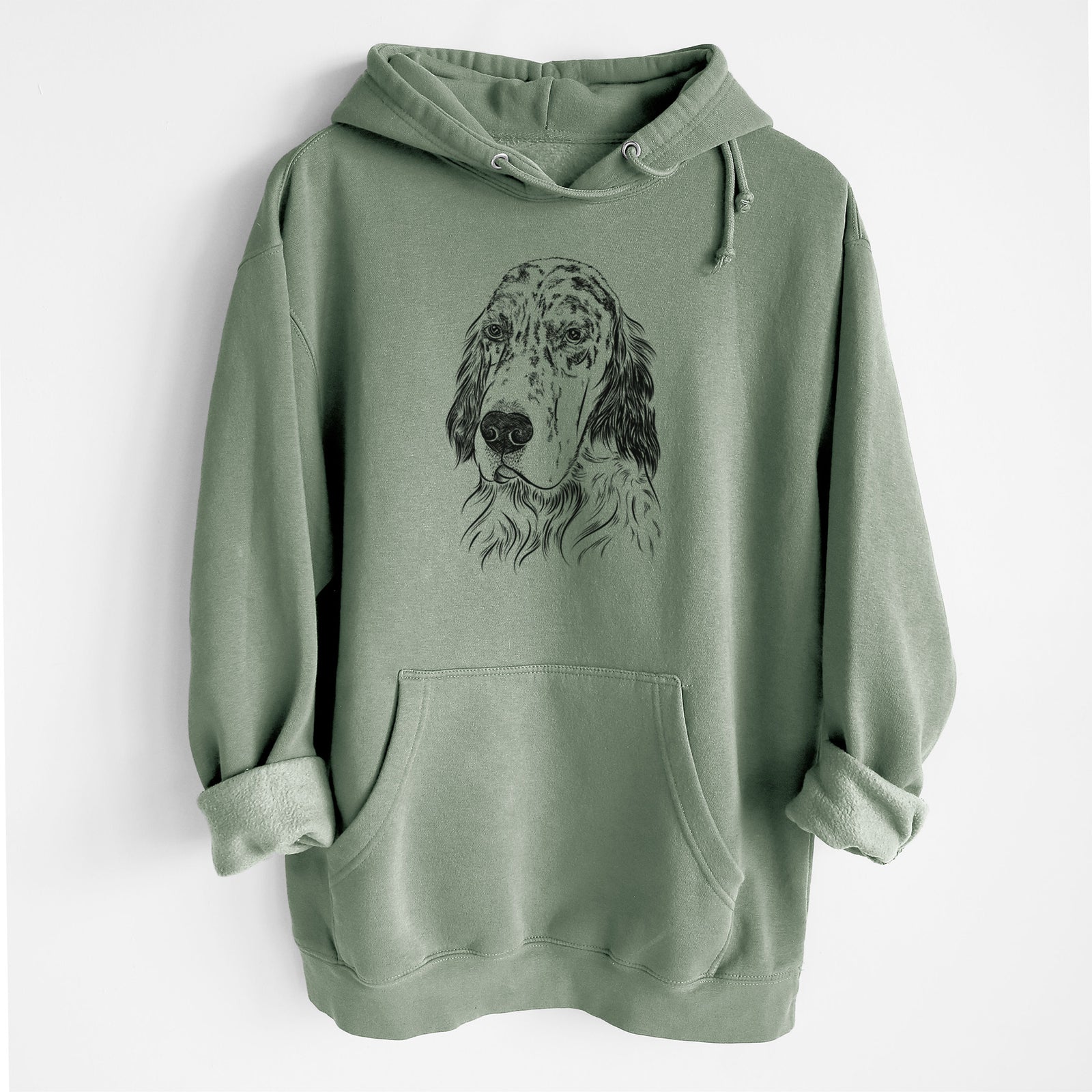 Hutch the English Setter- Heavyweight Fleece Hoodie