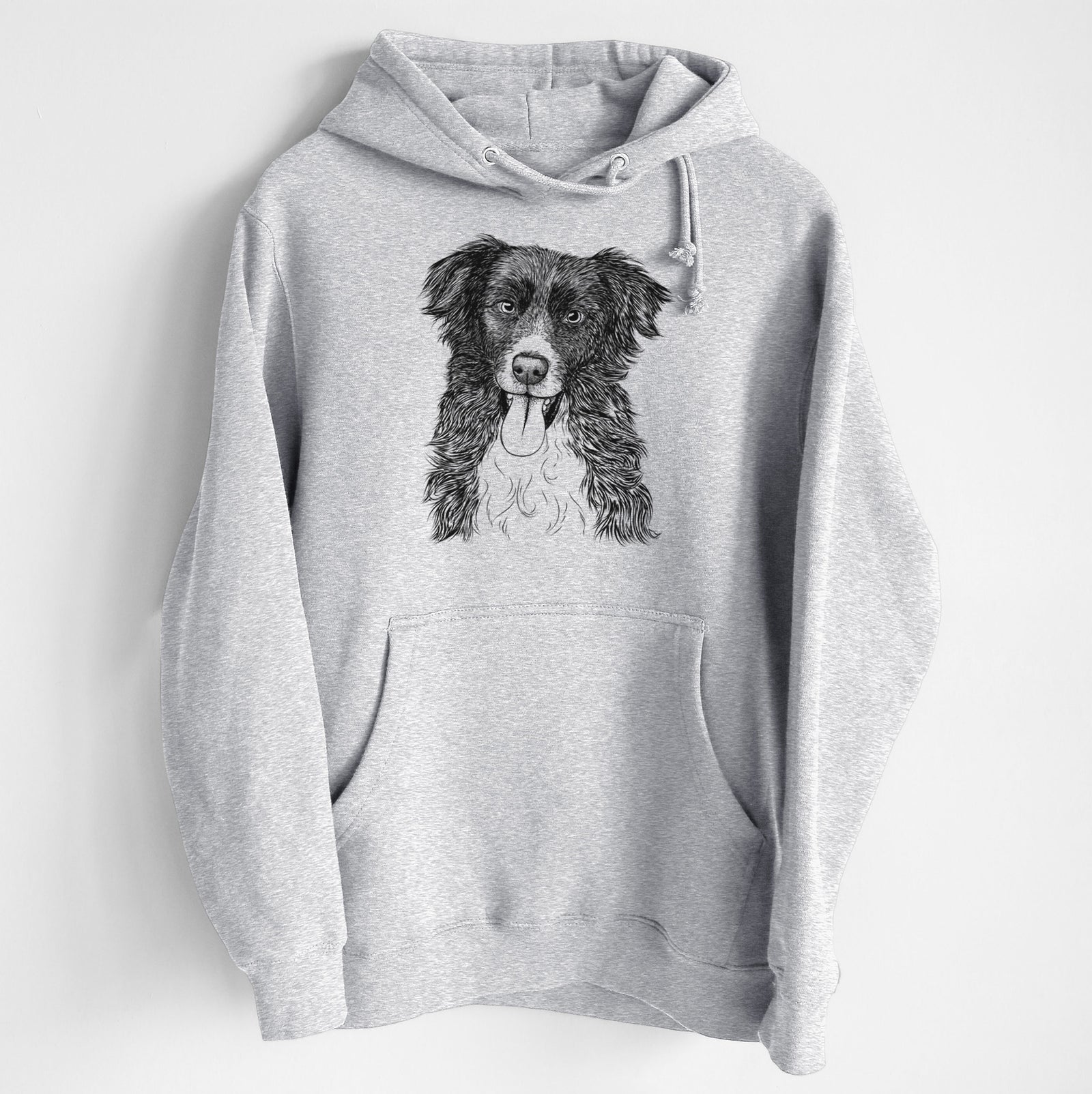 Indi the Border Collie- Heavyweight Fleece Hoodie