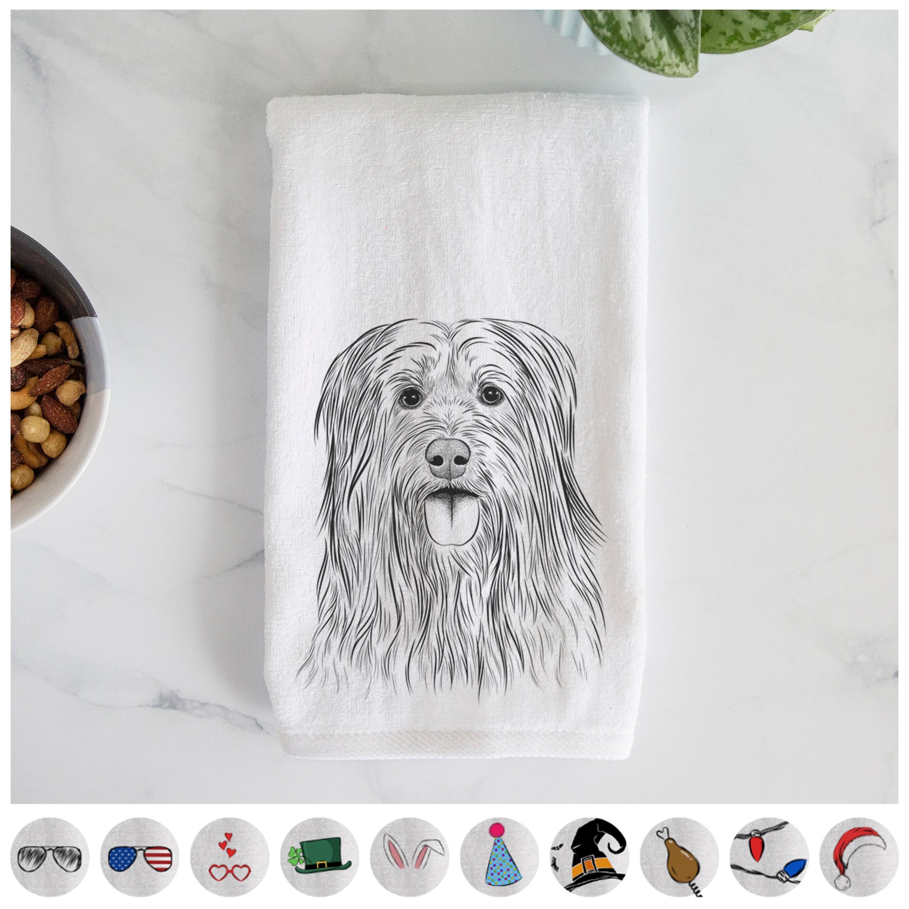 Indy the Korean Sapsali Decorative Hand Towel