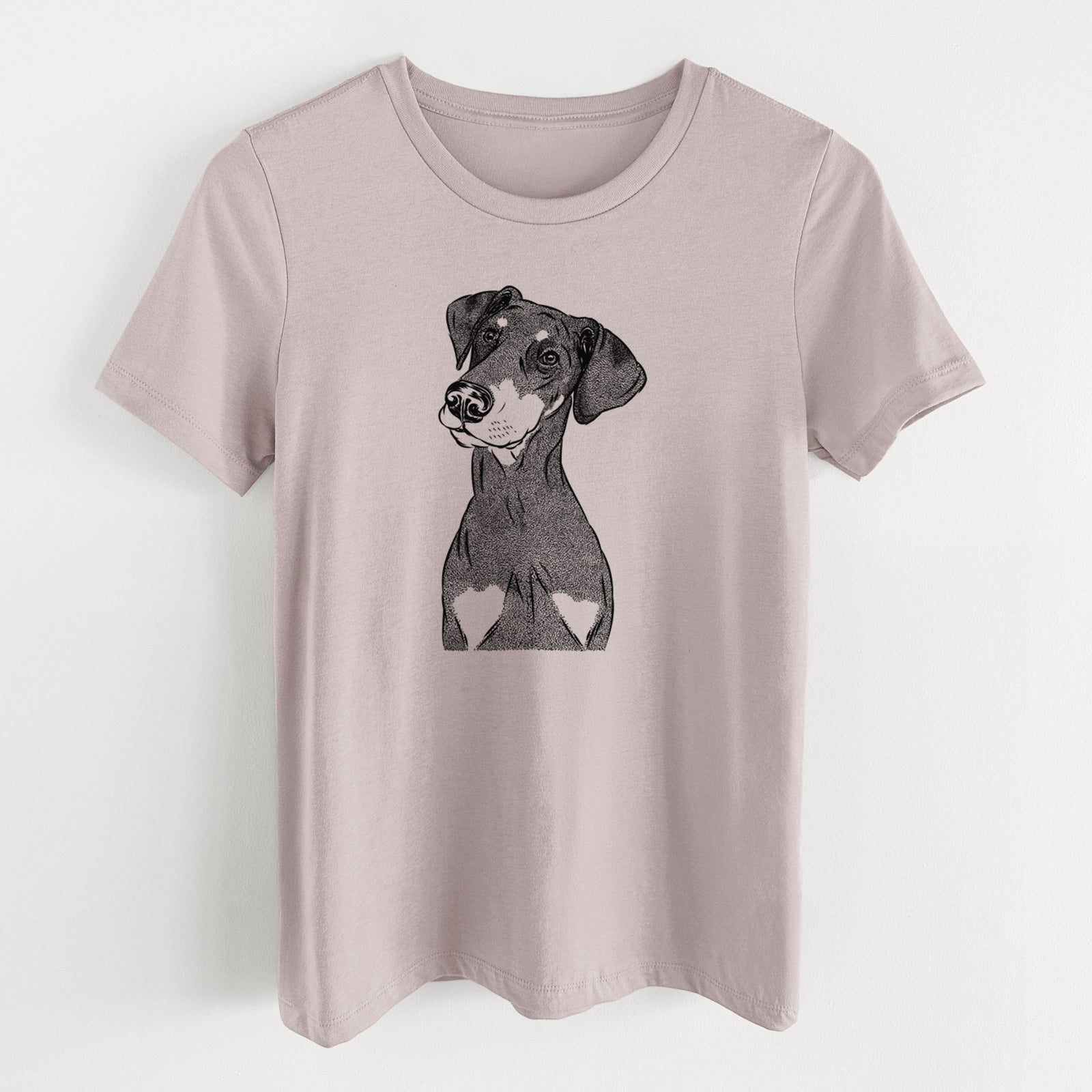 Bare Iroh the Doberman Pinscher - Women's Lightweight Relaxed Fit 100% Cotton Crewneck