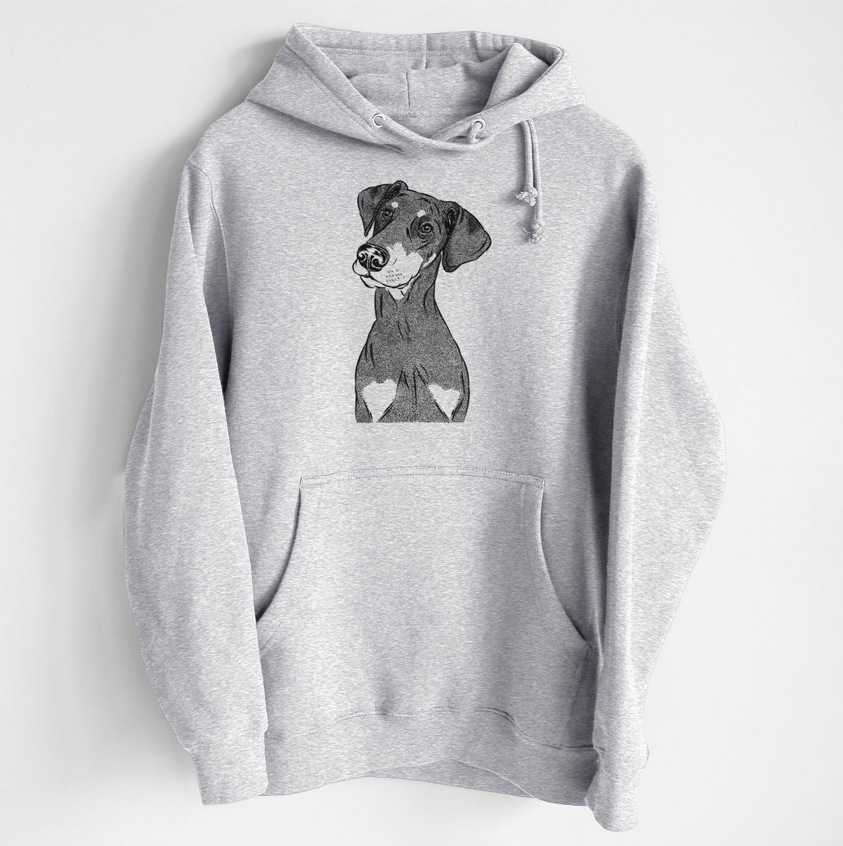 Iroh the Doberman Pinscher- Heavyweight Fleece Hoodie