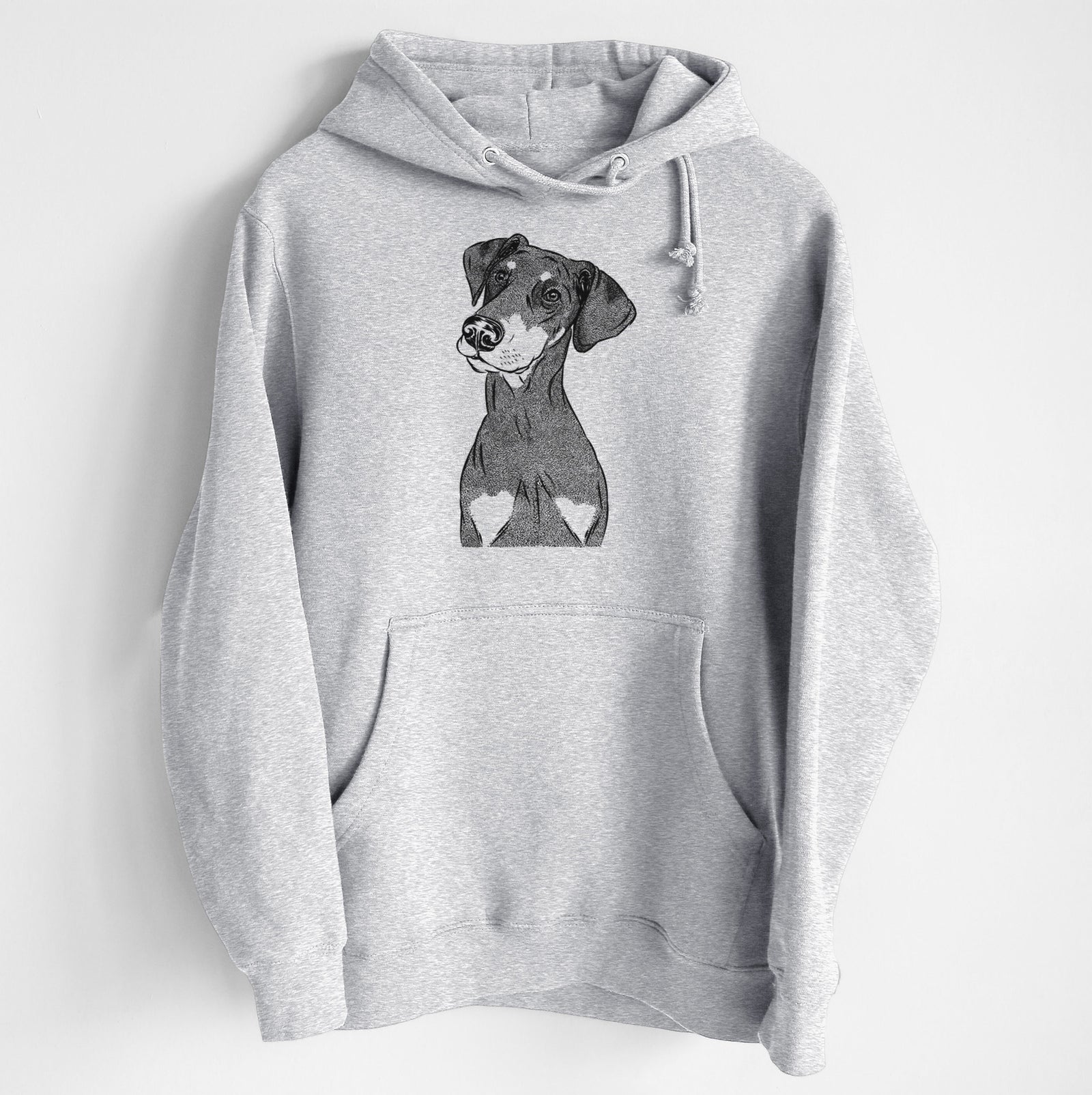 Iroh the Doberman Pinscher- Heavyweight Fleece Hoodie