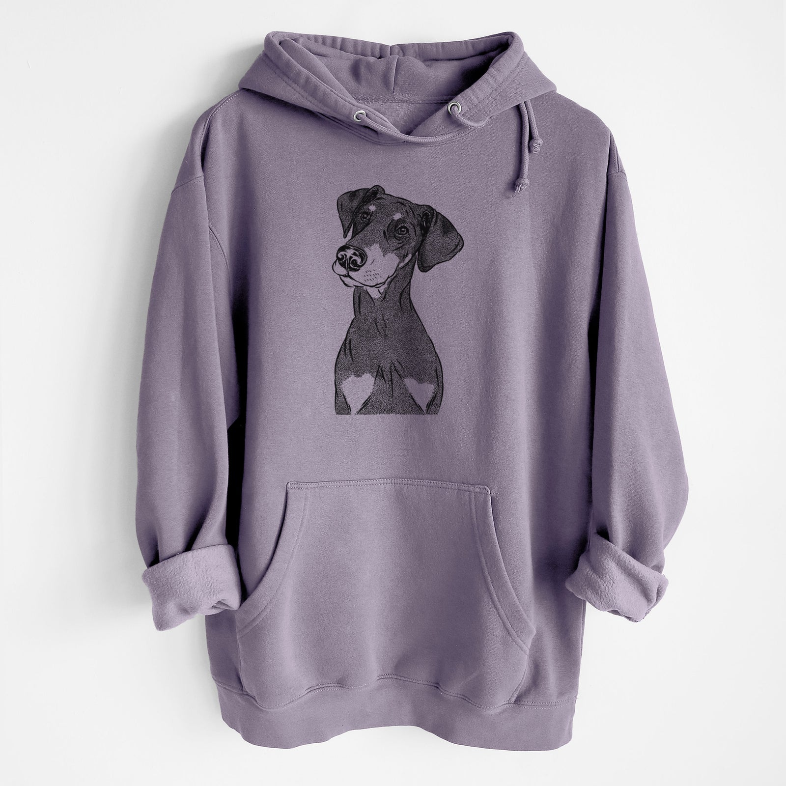 Iroh the Doberman Pinscher- Heavyweight Fleece Hoodie