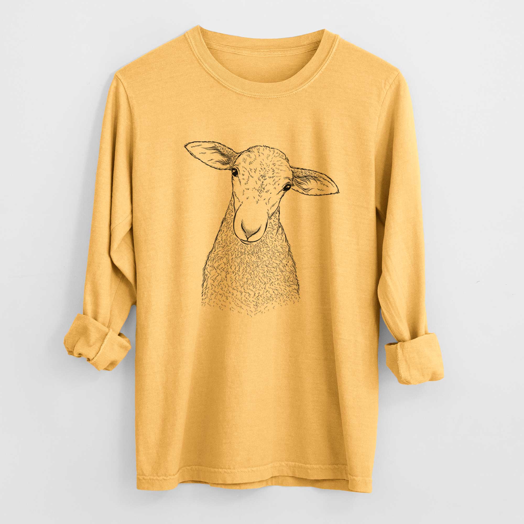 Bare Ivy the Lamb - Men's Heavyweight 100% Cotton Long Sleeve