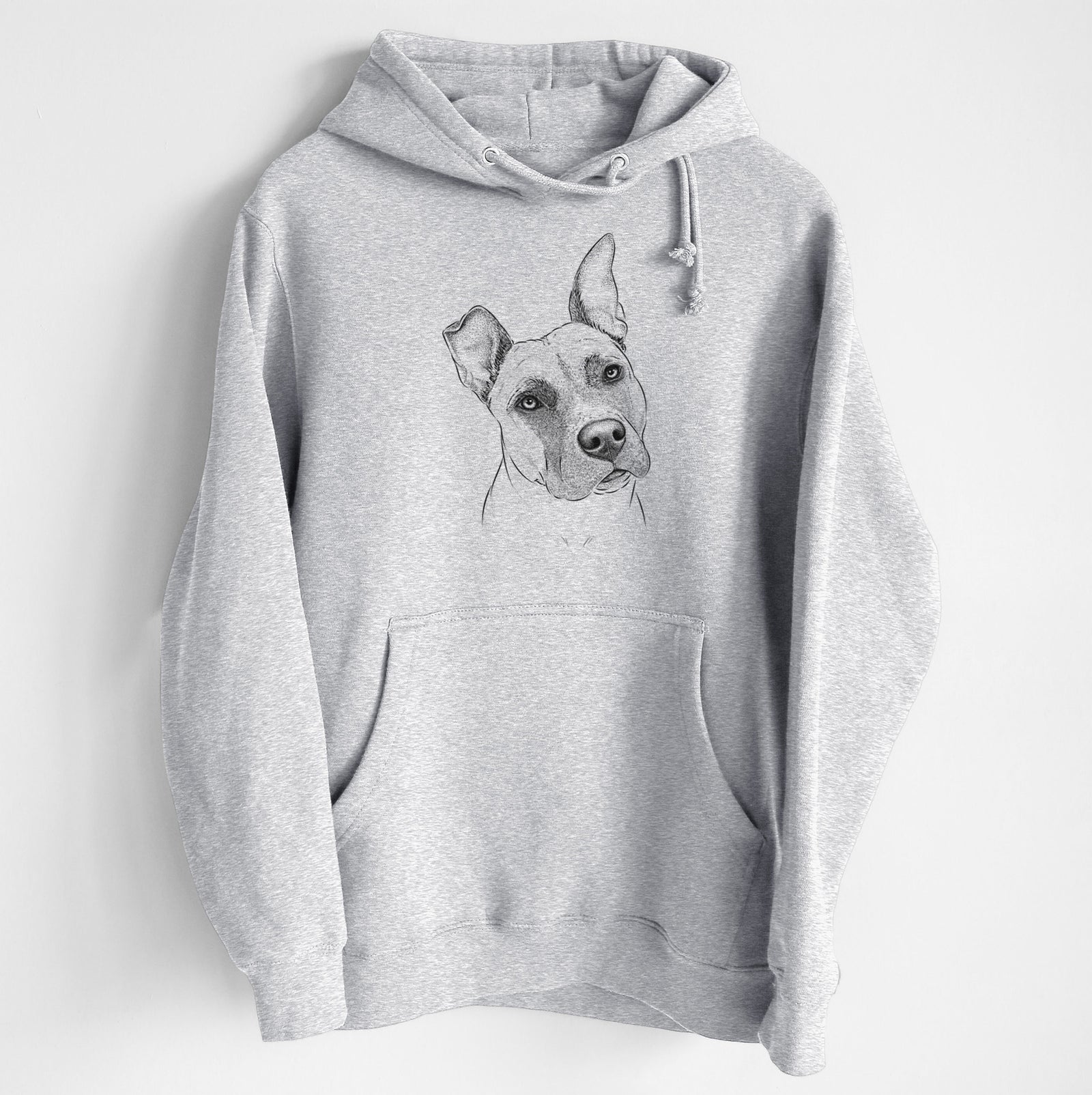 Ivy the Pitbull Mix- Heavyweight Fleece Hoodie