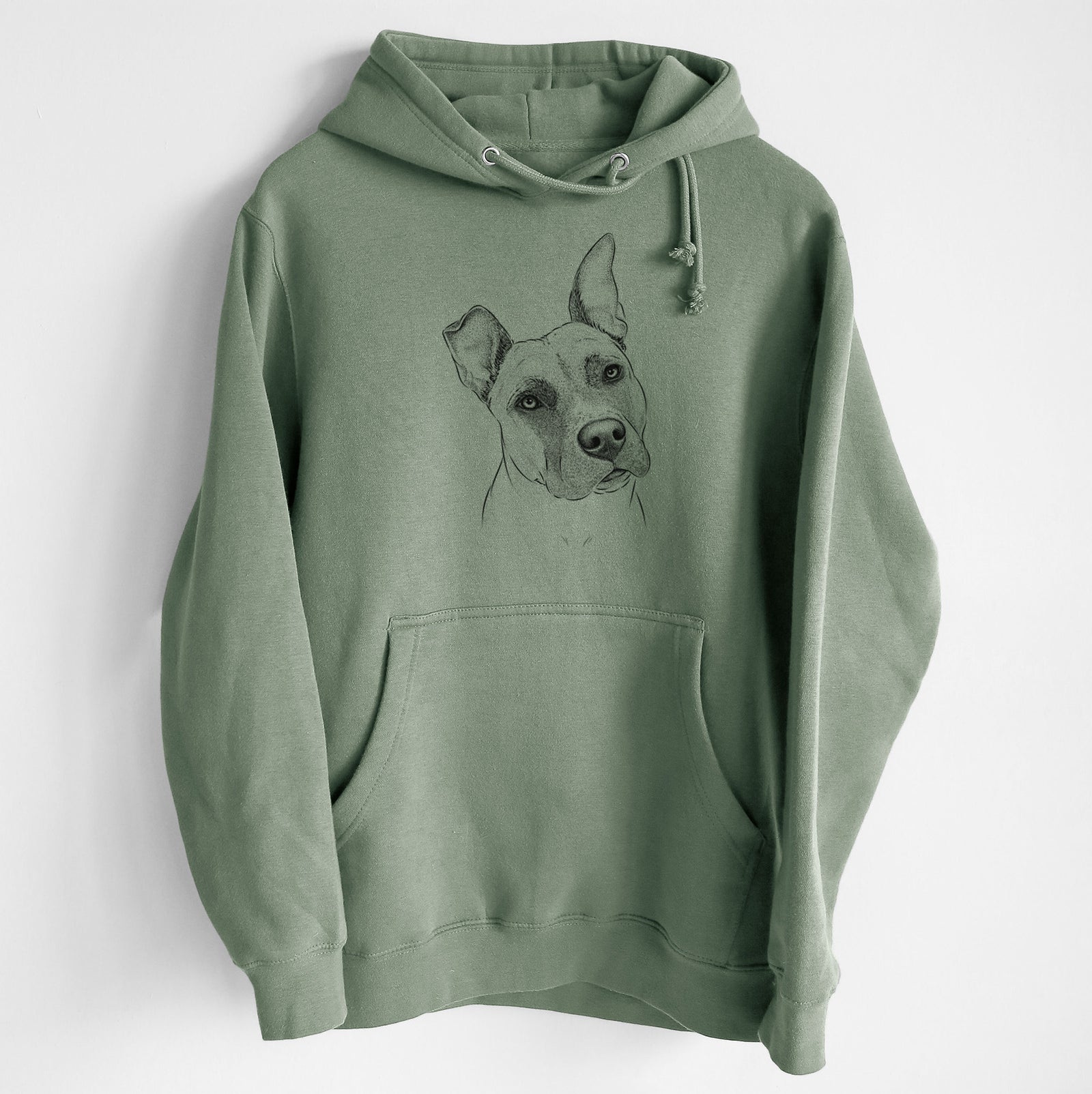 Ivy the Pitbull Mix- Heavyweight Fleece Hoodie