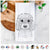 Izzie the Cavachon Tea Towel