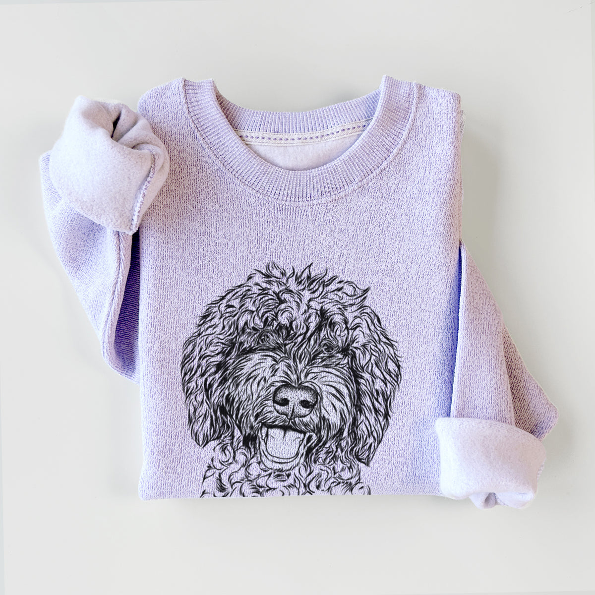 Jack the Chocolate Labradoodle - Knit Sweatshirt