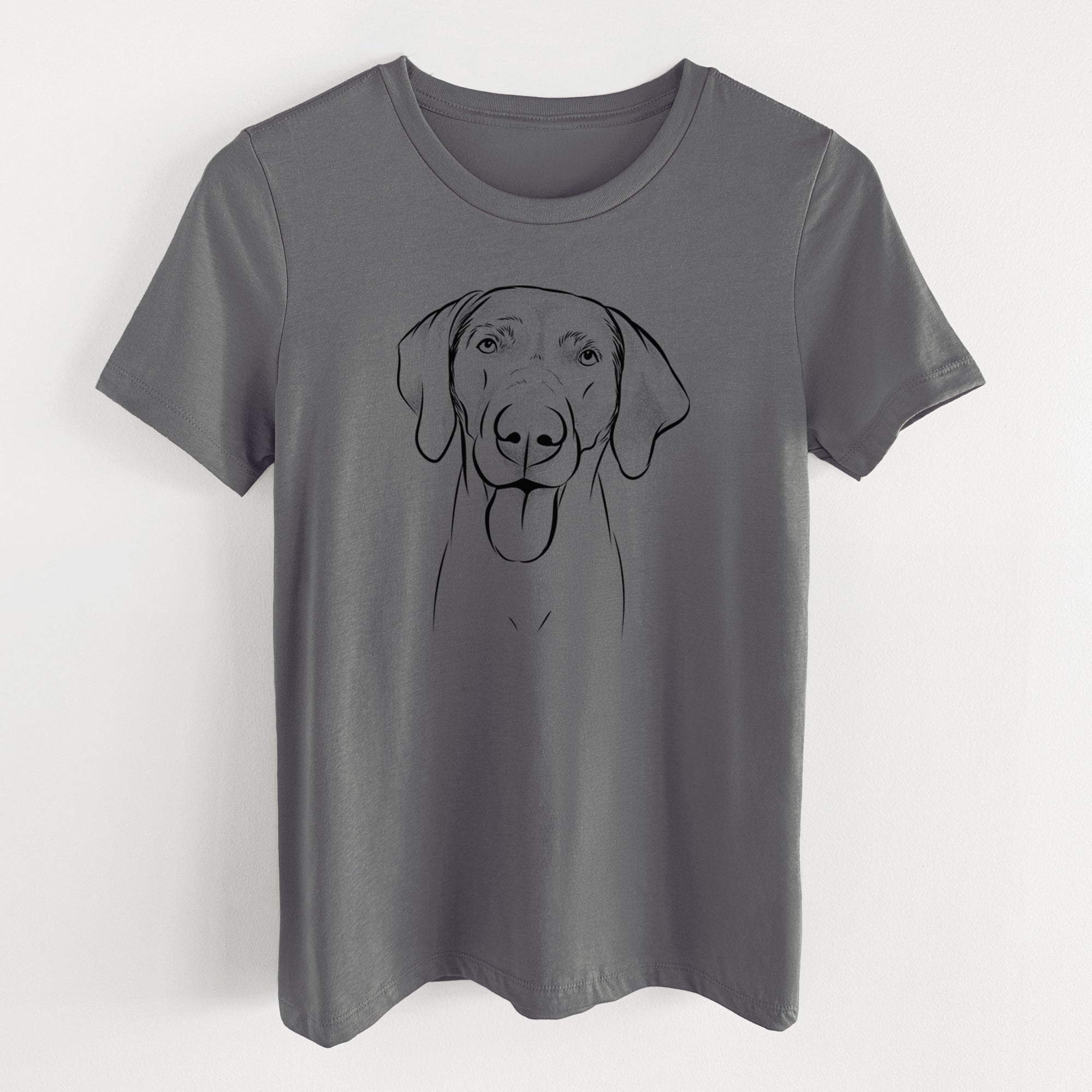 Bare Jackson the Weimaraner - Women's Lightweight Relaxed Fit 100% Cotton Crewneck