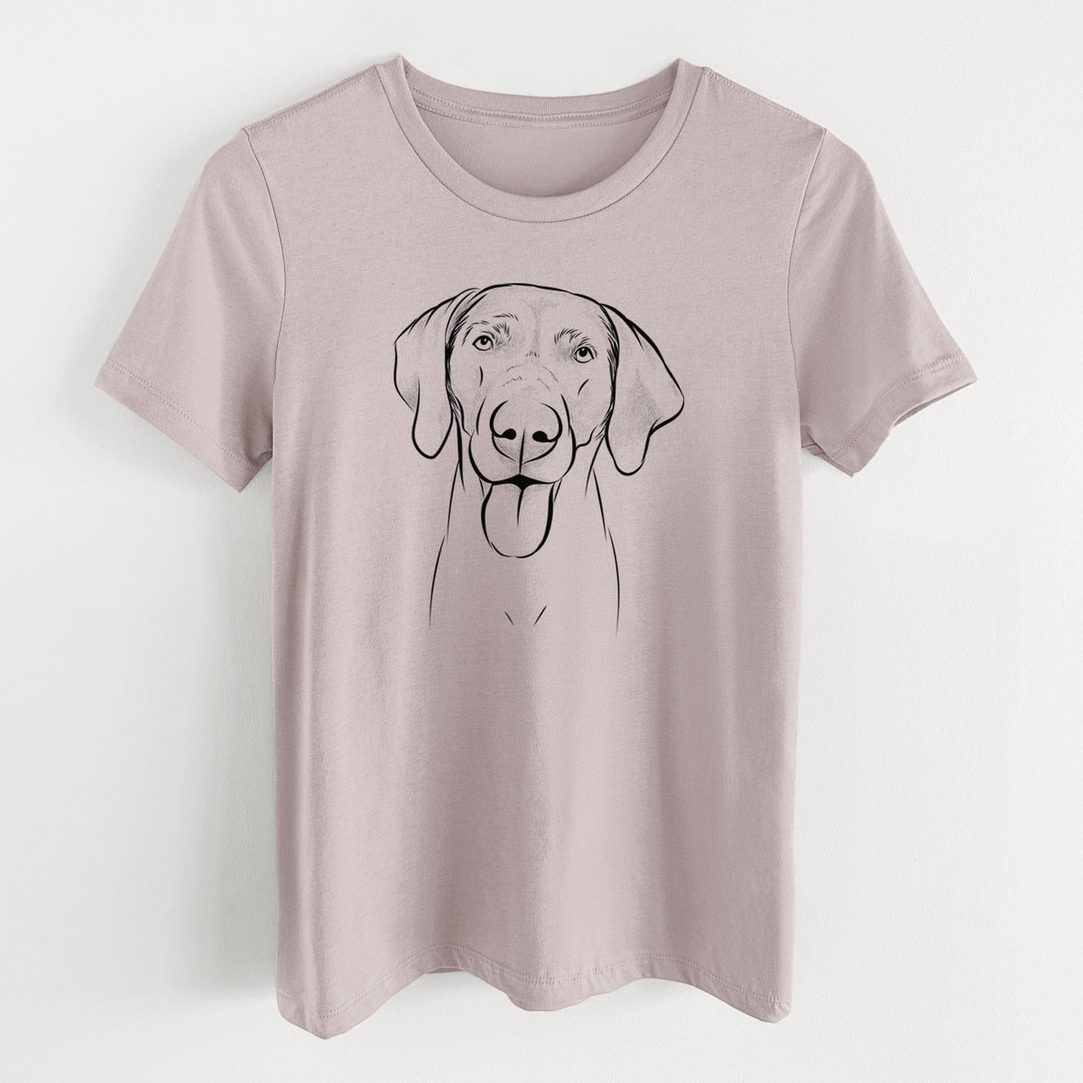 Bare Jackson the Weimaraner - Women's Lightweight Relaxed Fit 100% Cotton Crewneck