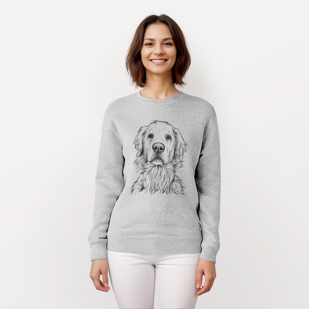 Jake aroni the Golden Retriever - Knit Sweatshirt