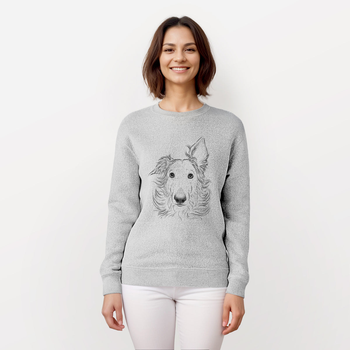 Jasha the Borzoi - Knit Sweatshirt