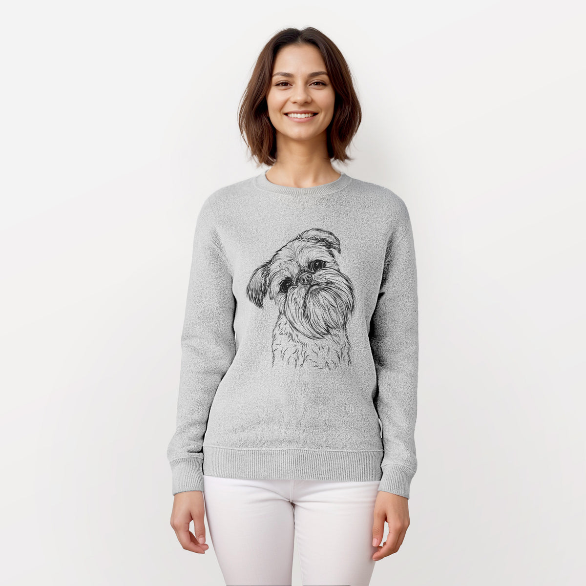 Jasper Joe the Brussels Griffon - Knit Sweatshirt