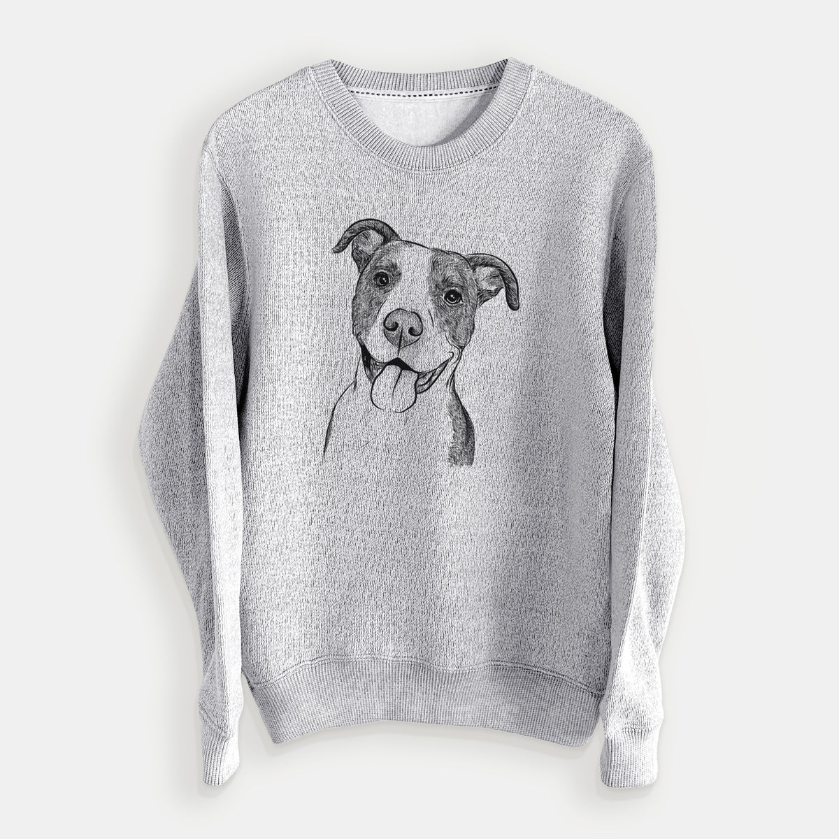 Jax the American Pitbull Terrier Mix - Knit Sweatshirt