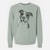 Bare Jax the American Pitbull Terrier Mix - Unisex Pigment Dyed Crew Sweatshirt