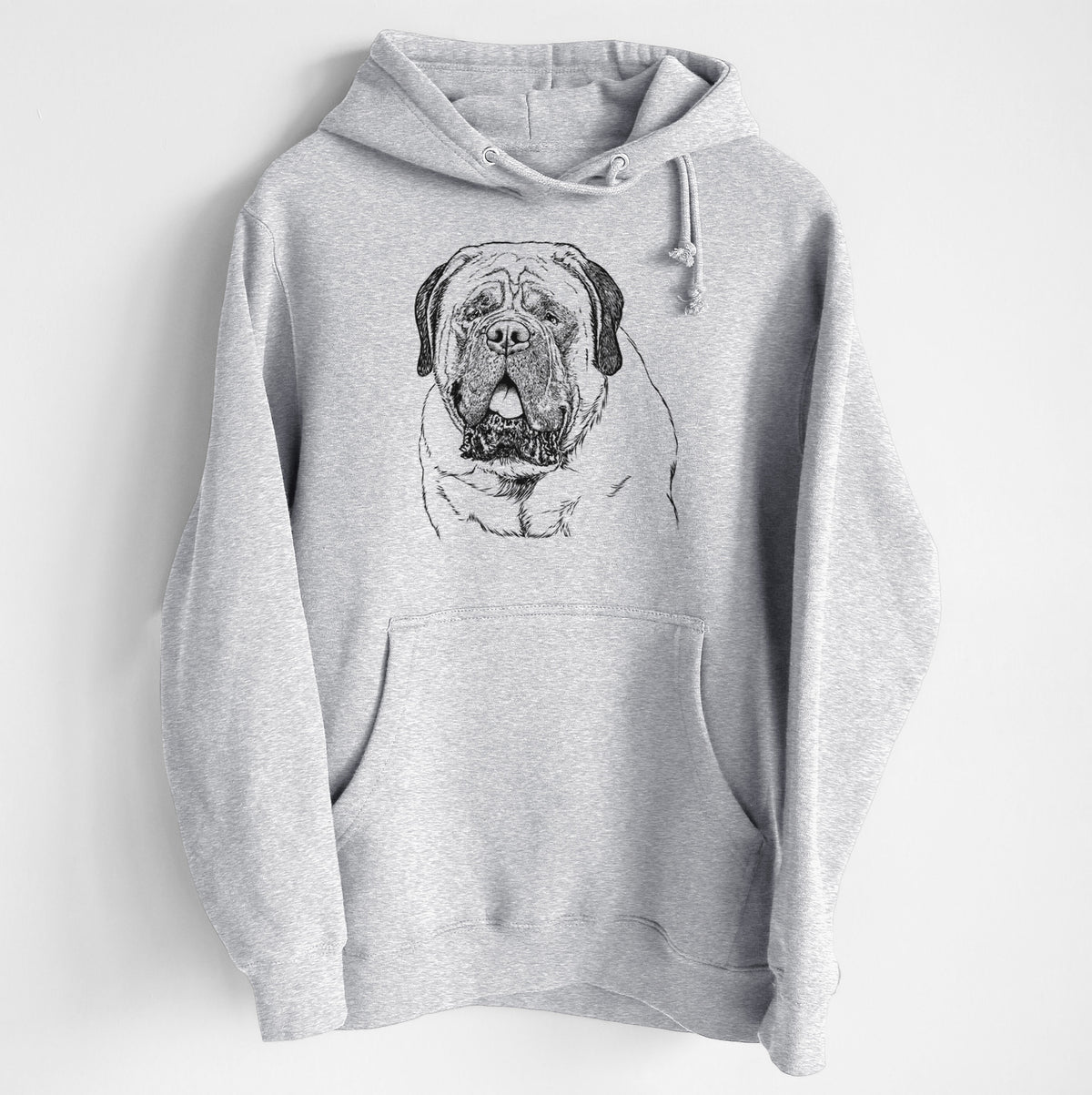 Jed the English Mastiff- Heavyweight Fleece Hoodie