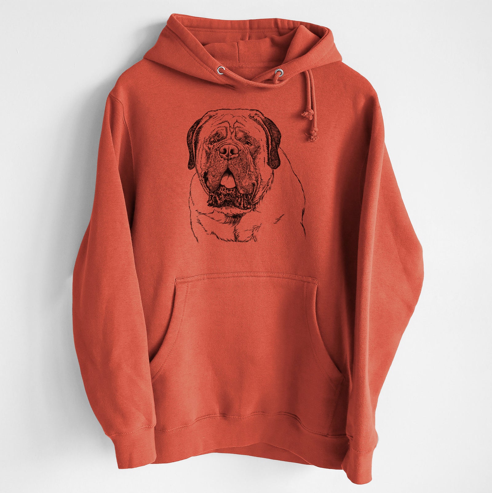 Jed the English Mastiff- Heavyweight Fleece Hoodie