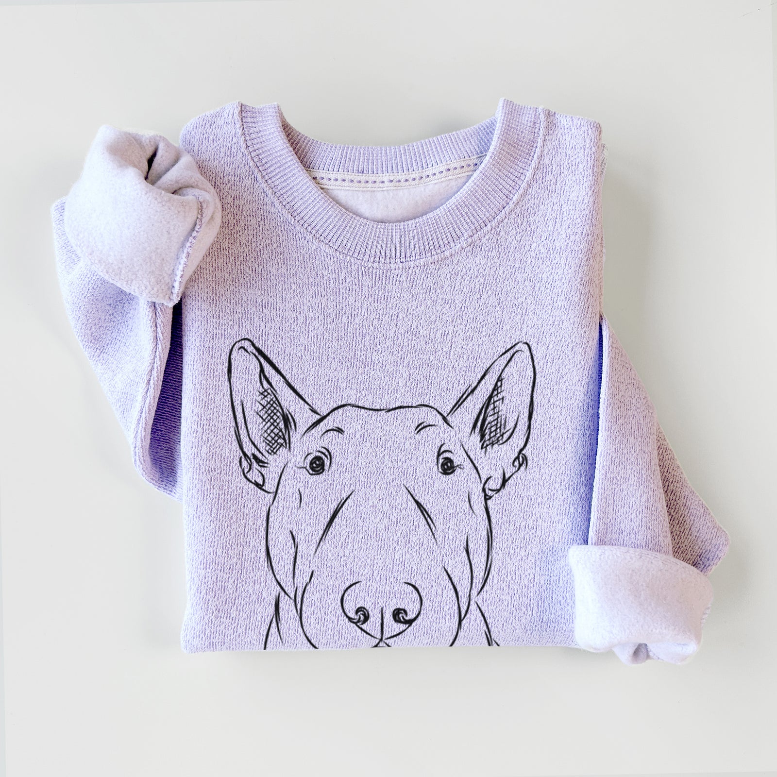 Jett the Bull Terrier - Knit Sweatshirt