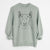 Bare Jett the Bull Terrier - Unisex Pigment Dyed Crew Sweatshirt