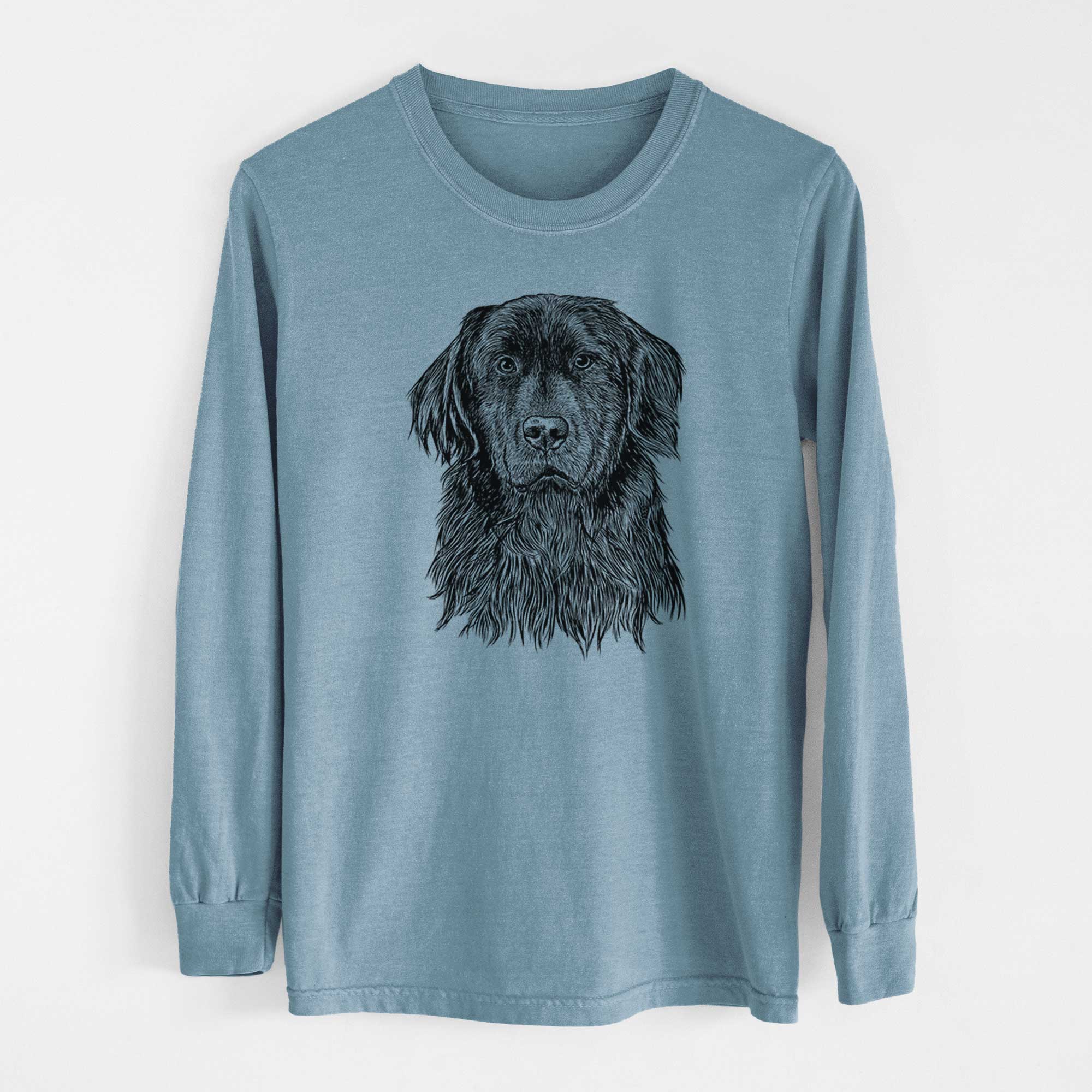 Bare Jinx the Newfoundland - Men's Heavyweight 100% Cotton Long Sleeve