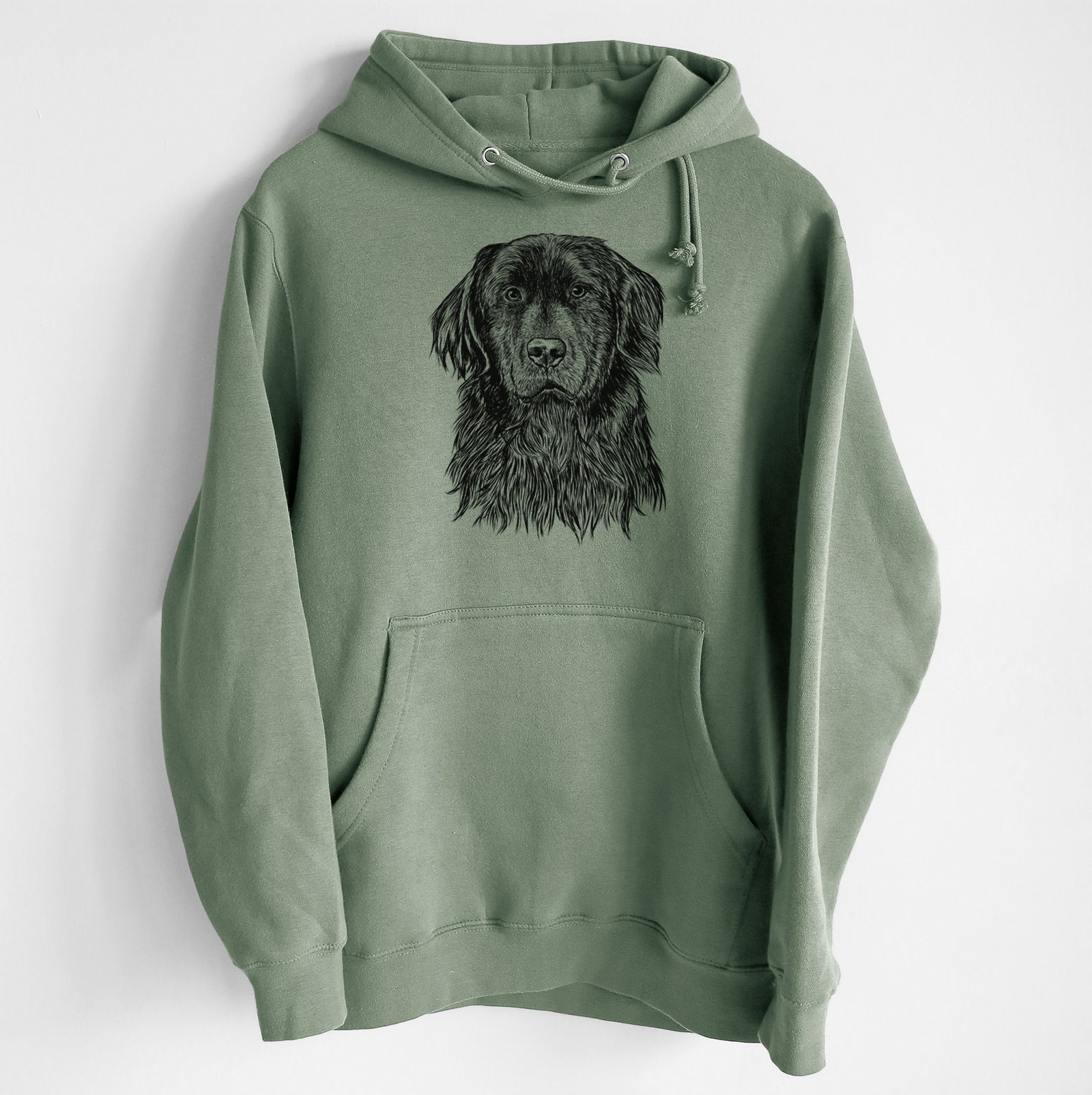 Jinx the Newfoundland- Heavyweight Fleece Hoodie