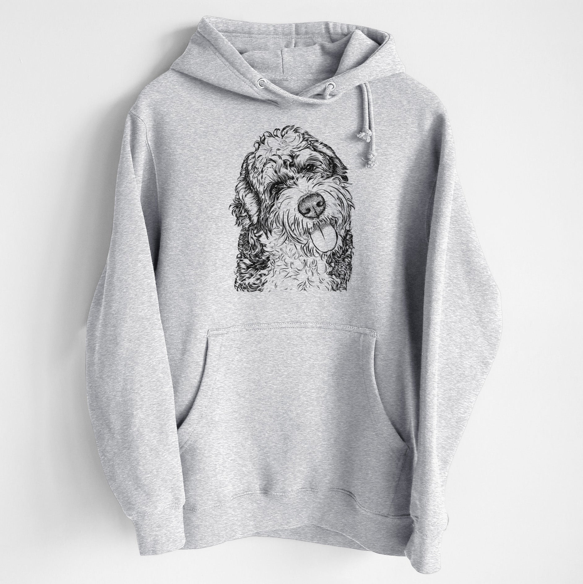 Kaci the Bernedoodle- Heavyweight Fleece Hoodie