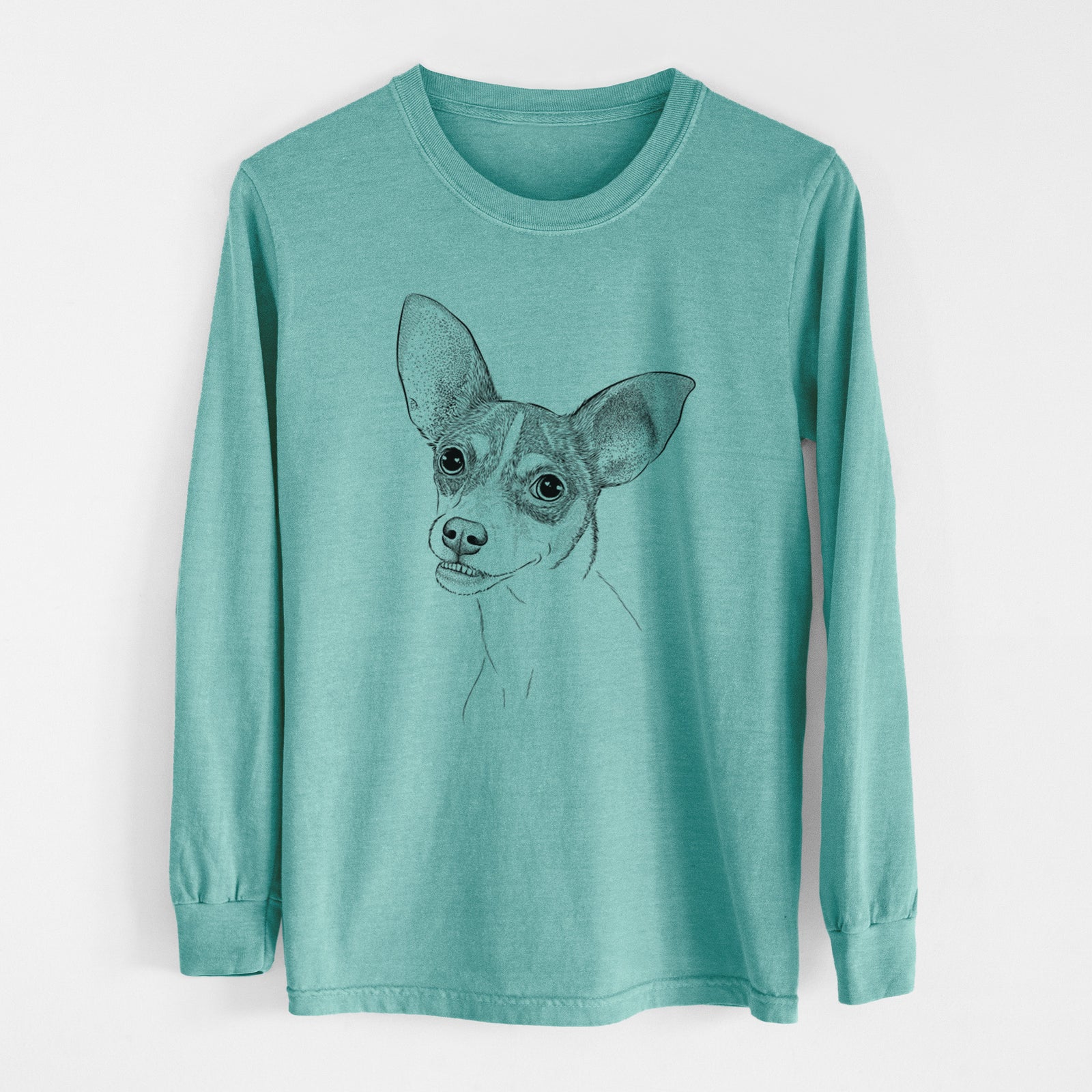 Bare Kailani the Chihuahua Mix - Heavyweight 100% Cotton Long Sleeve