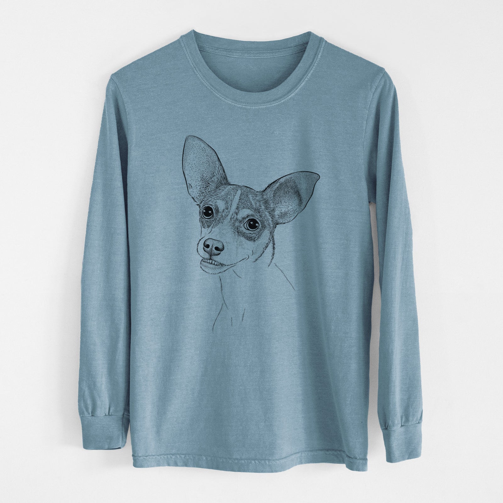 Bare Kailani the Chihuahua Mix - Heavyweight 100% Cotton Long Sleeve