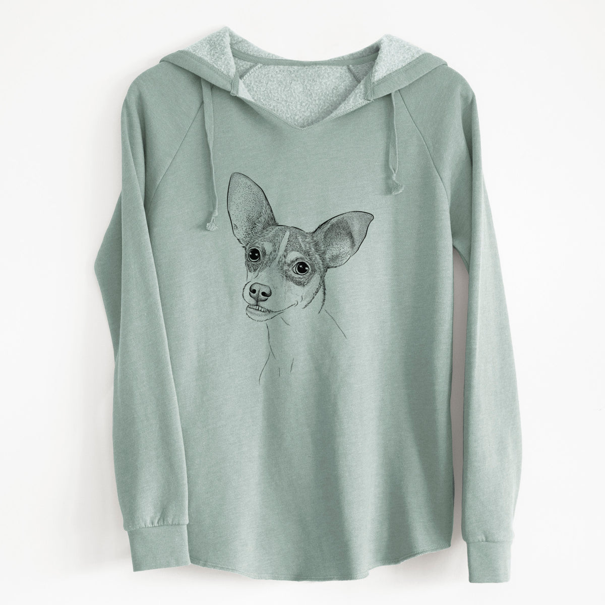 Bare Kailani the Chihuahua Mix - Cali Wave Hooded Sweatshirt