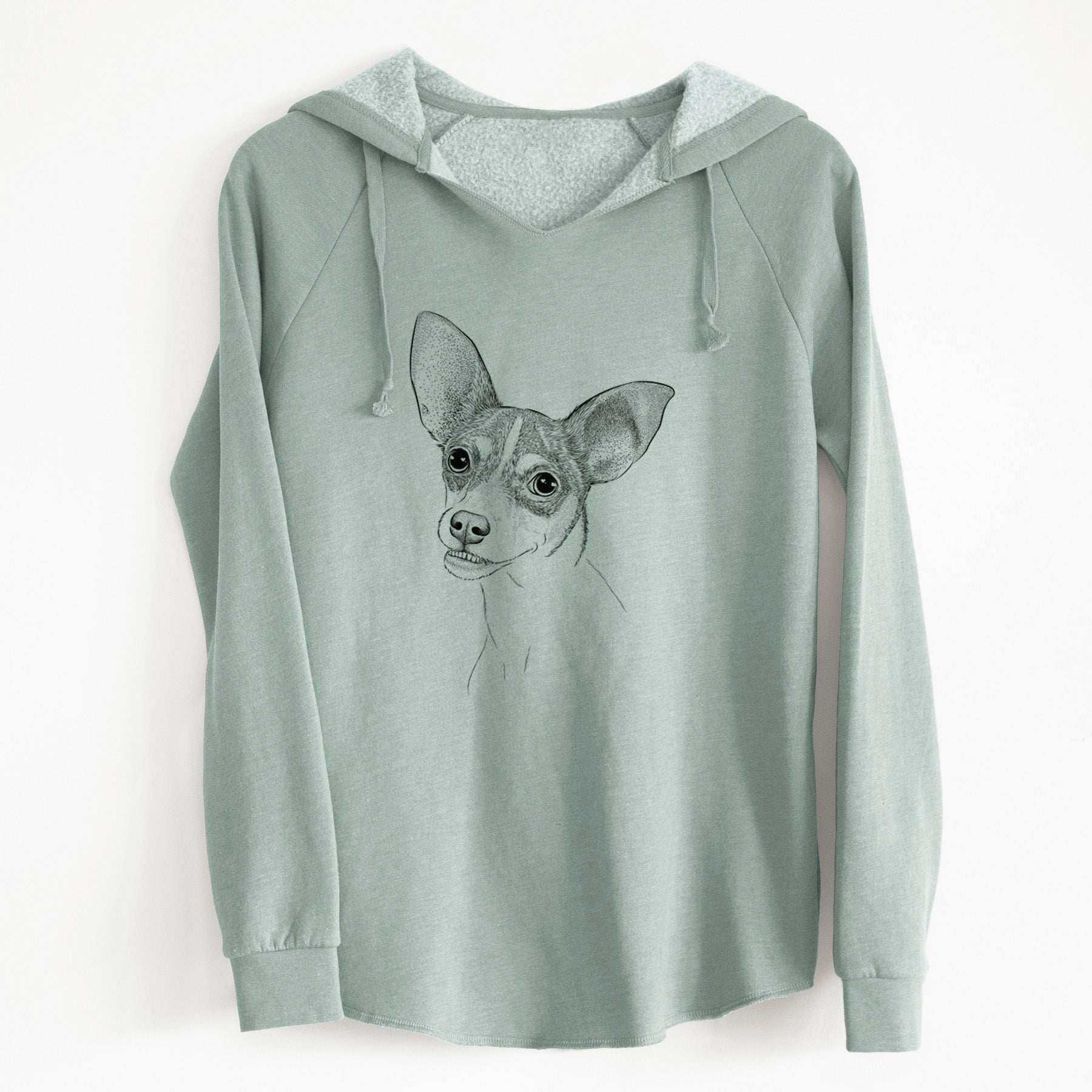 Bare Kailani the Chihuahua Mix - Cali Wave Hooded Sweatshirt