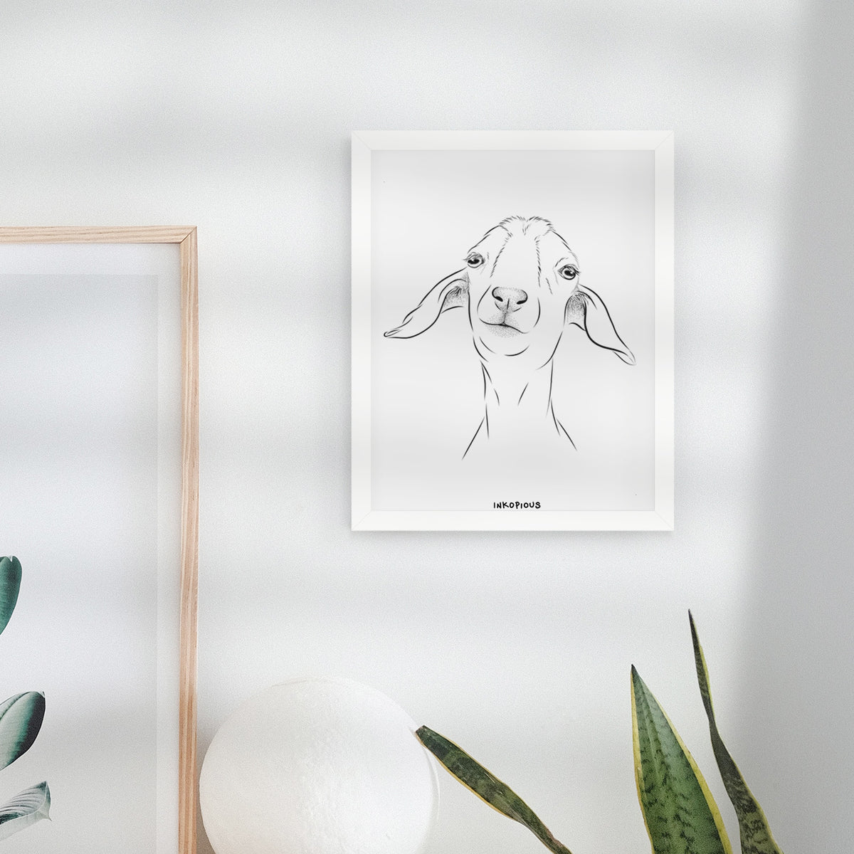 Kara Dune the Spanish Boer Goat Art Print