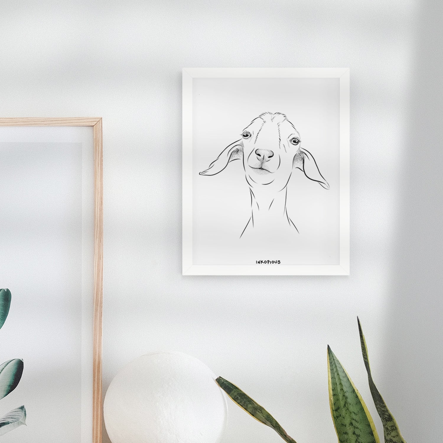 Kara Dune the Spanish Boer Goat Art Print