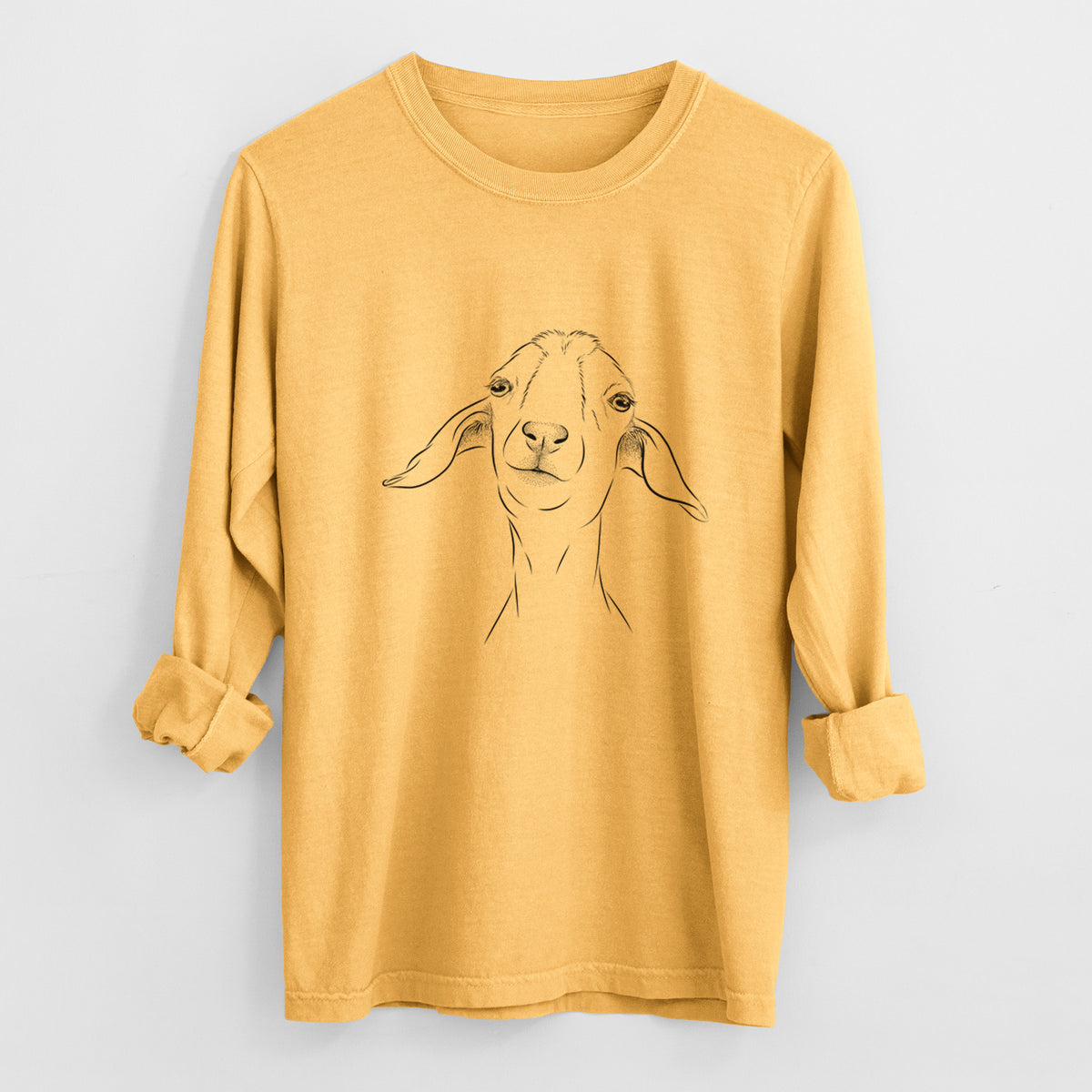 Bare Kara Dune the Spanish Boer Goat - Heavyweight 100% Cotton Long Sleeve
