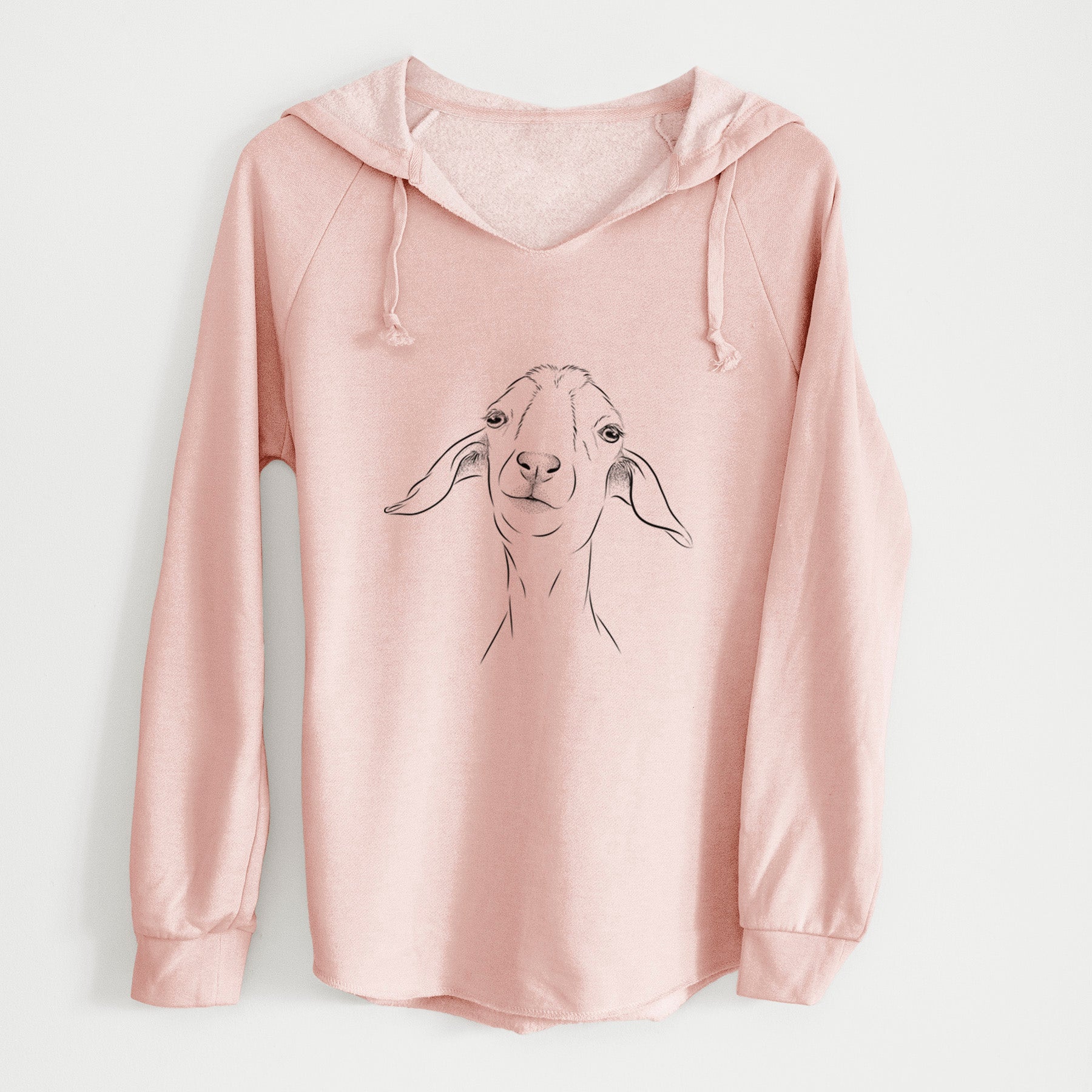 Bare Kara Dune the Spanish Boer Goat - Cali Wave Hooded Sweatshirt