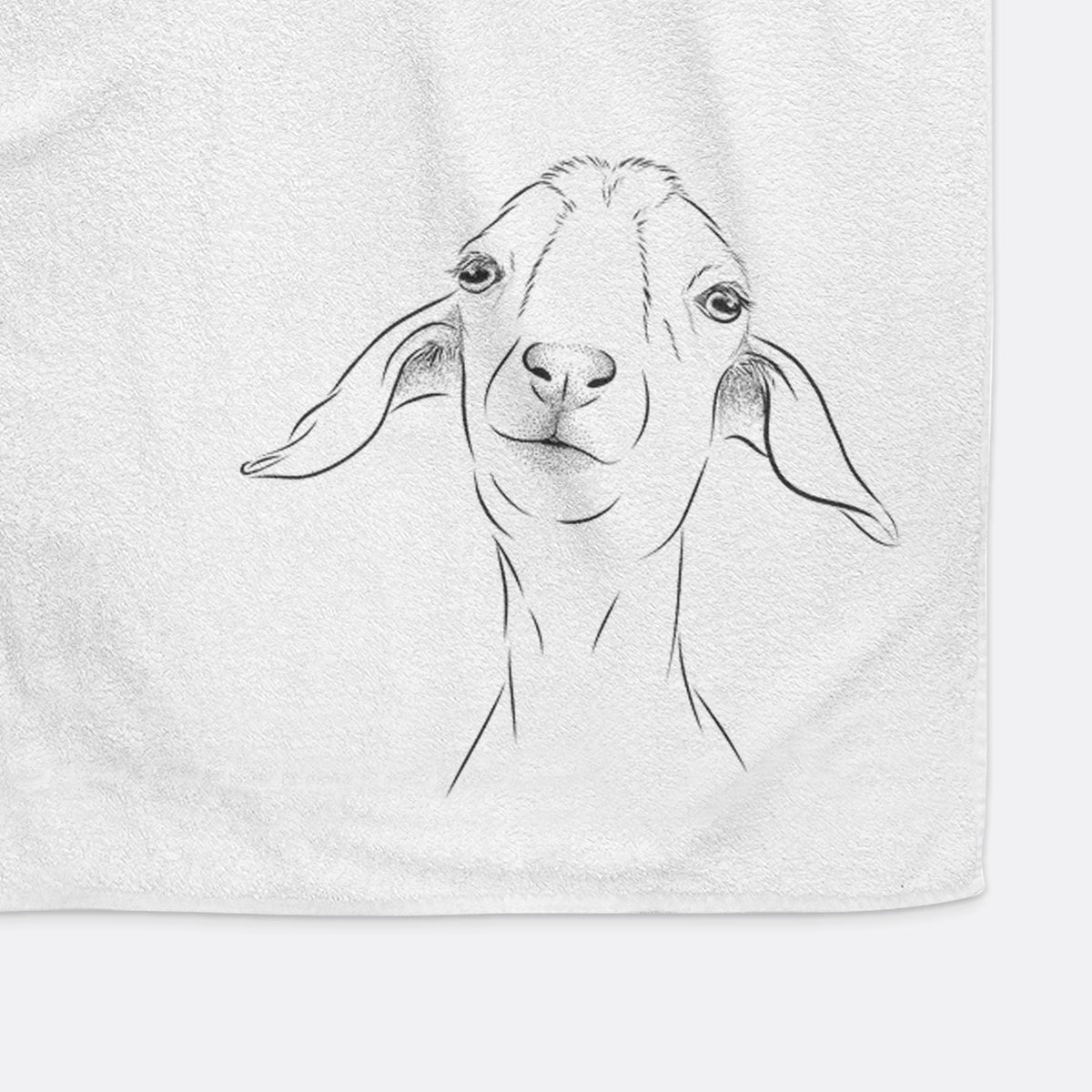 Kara Dune the Spanish Boer Goat Decorative Hand Towel