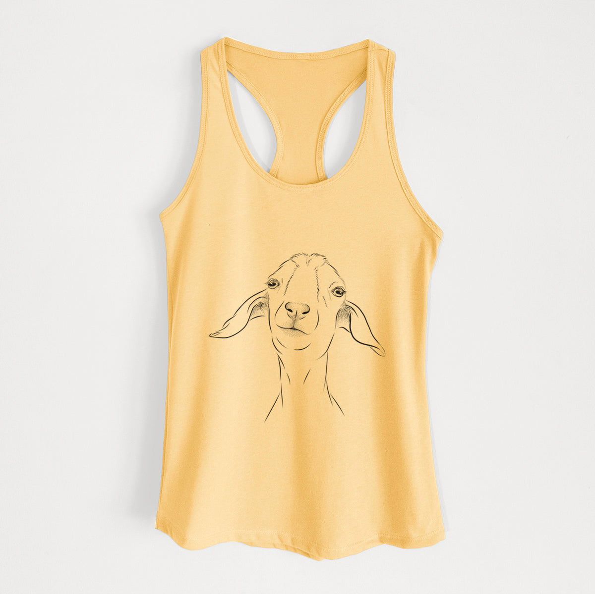Kara Dune the Spanish Boer Goat - Women's Racerback Tanktop