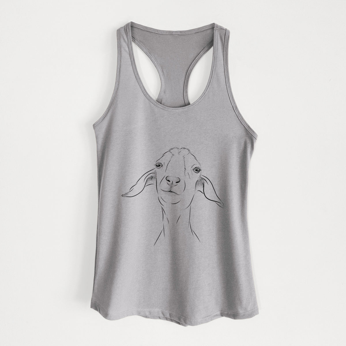Kara Dune the Spanish Boer Goat - Women's Racerback Tanktop