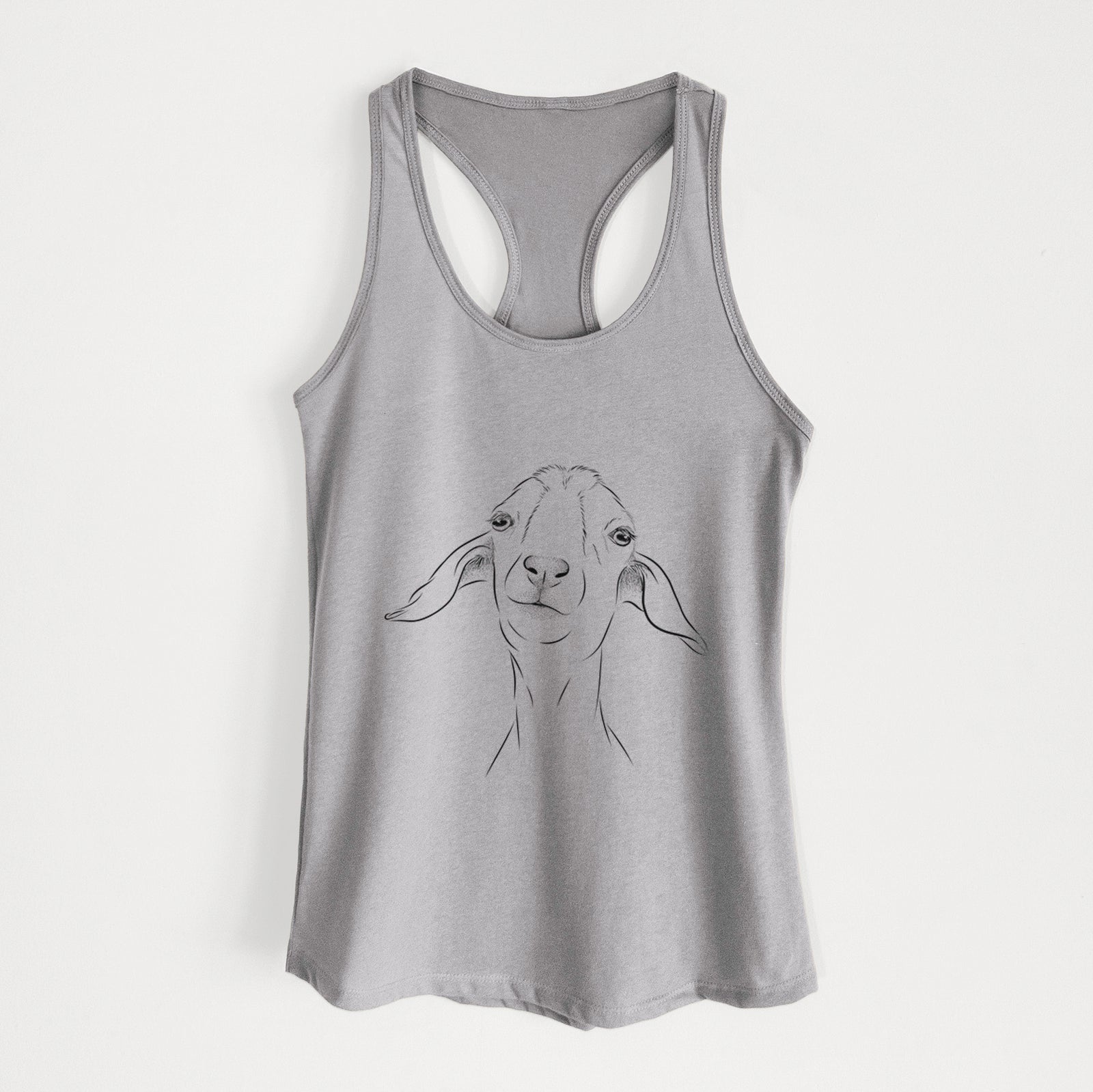 Kara Dune the Spanish Boer Goat - Women's Racerback Tanktop