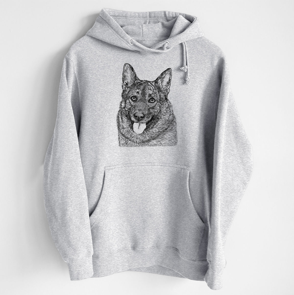 Kasia the Norwegian Elkhound- Heavyweight Fleece Hoodie