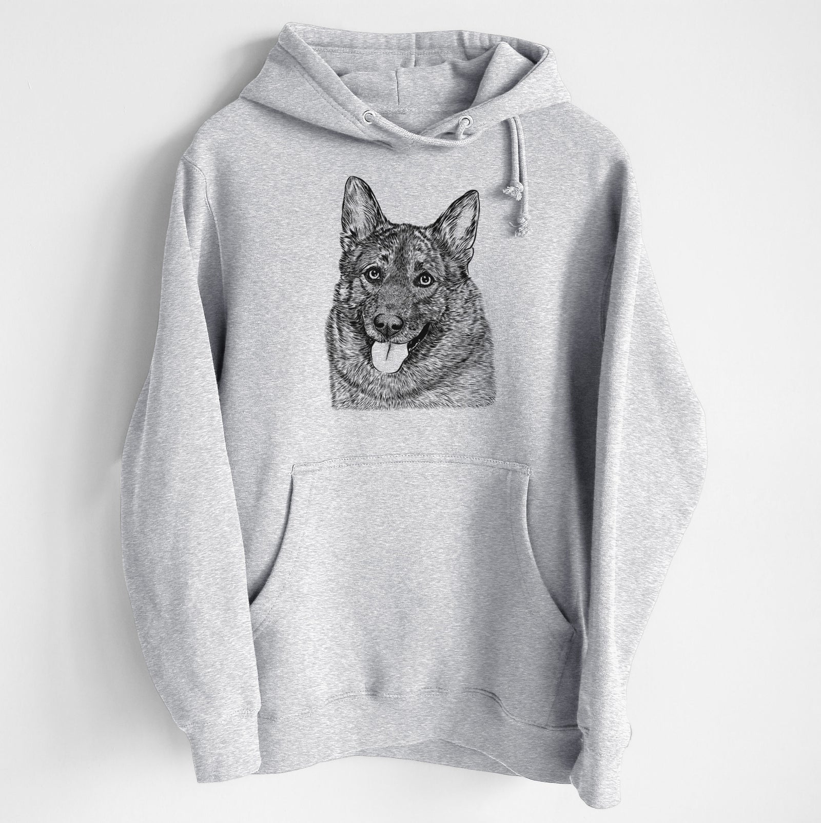 Kasia the Norwegian Elkhound- Heavyweight Fleece Hoodie