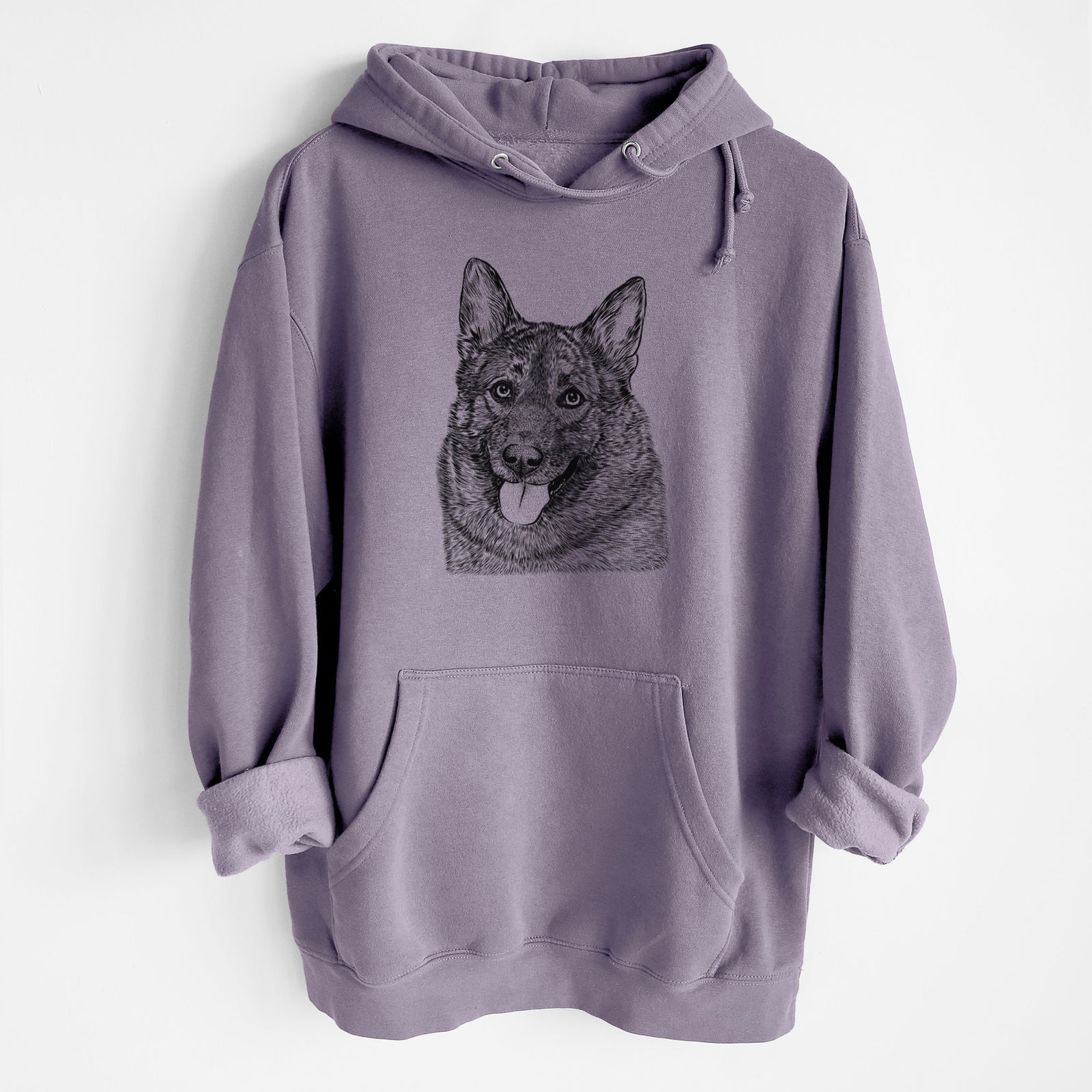 Kasia the Norwegian Elkhound- Heavyweight Fleece Hoodie
