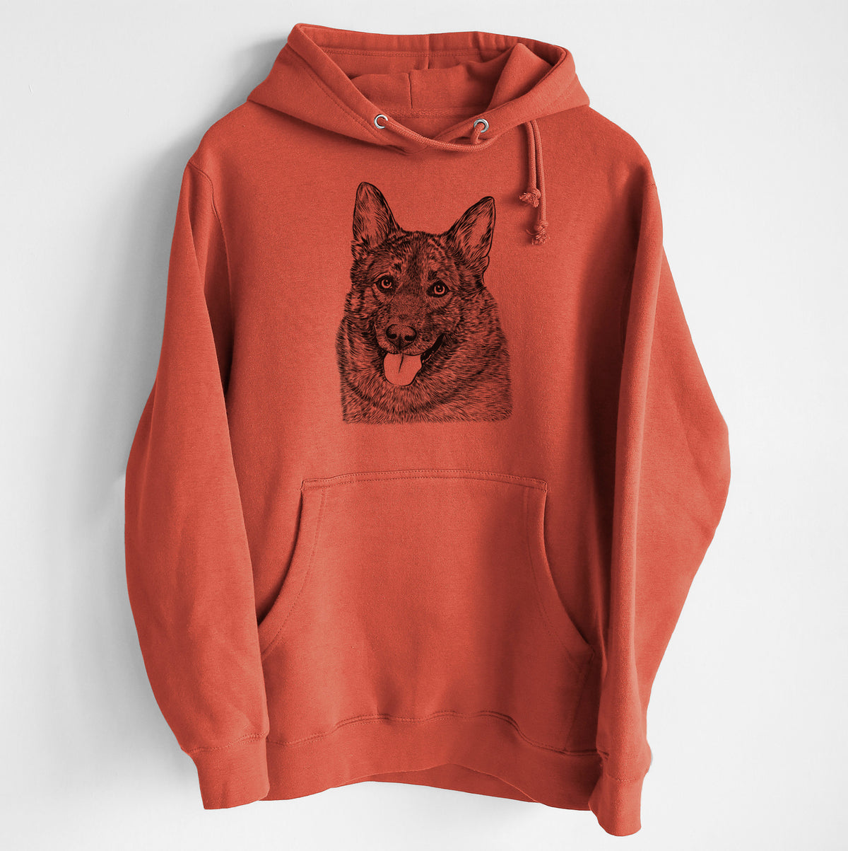 Kasia the Norwegian Elkhound- Heavyweight Fleece Hoodie